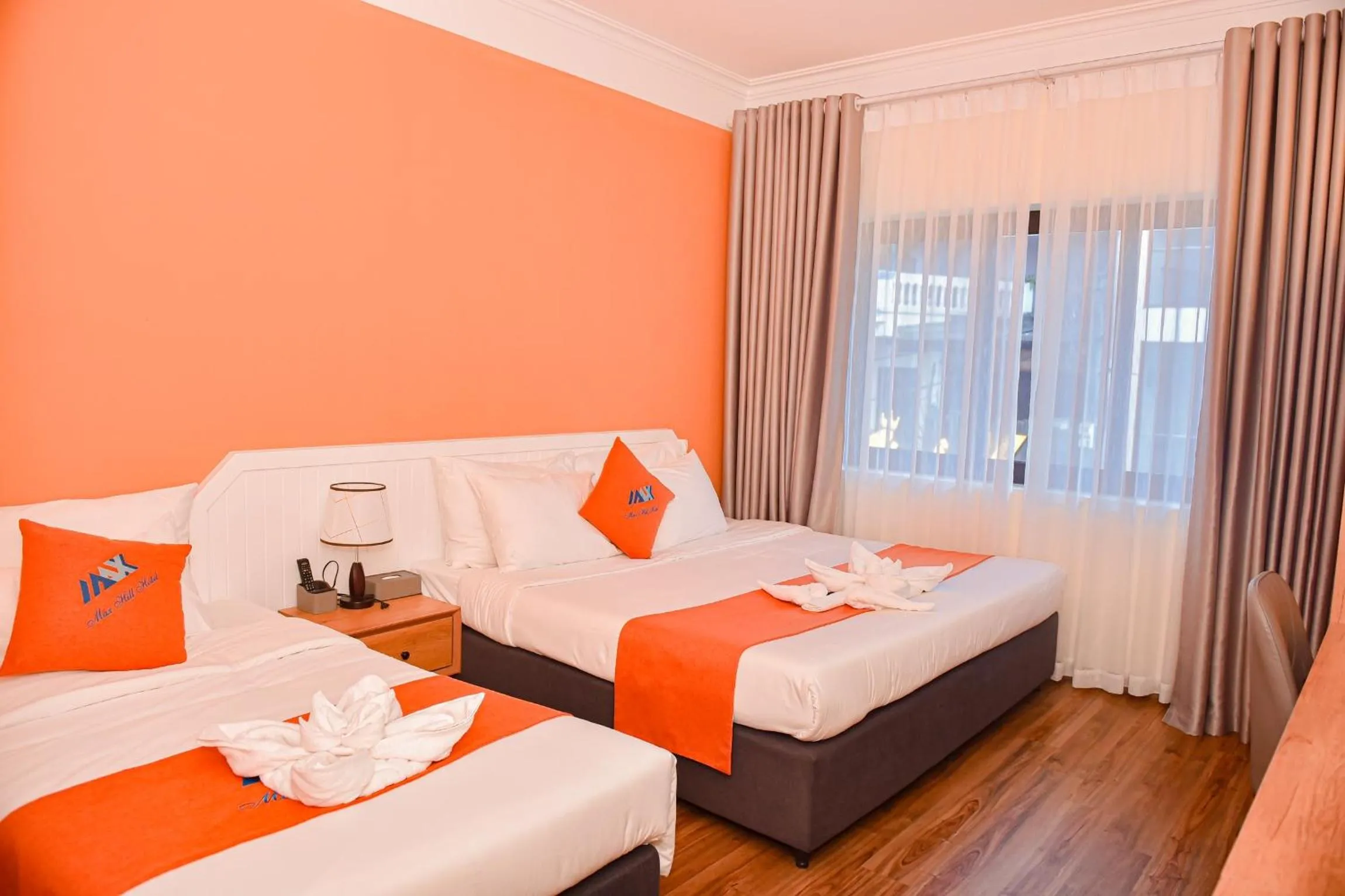 Bed in Sapa Legacy Hotel