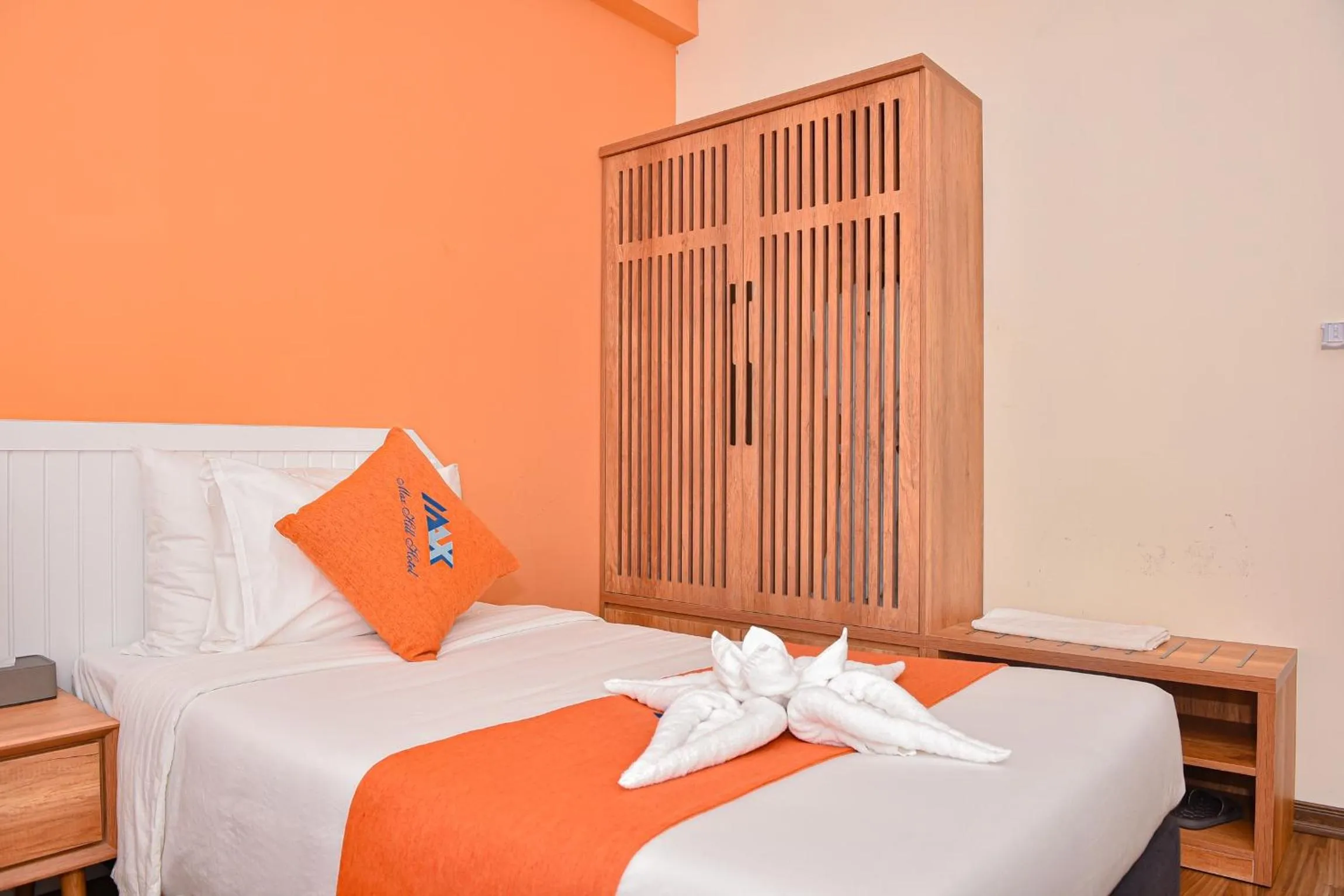 Bed in Sapa Legacy Hotel