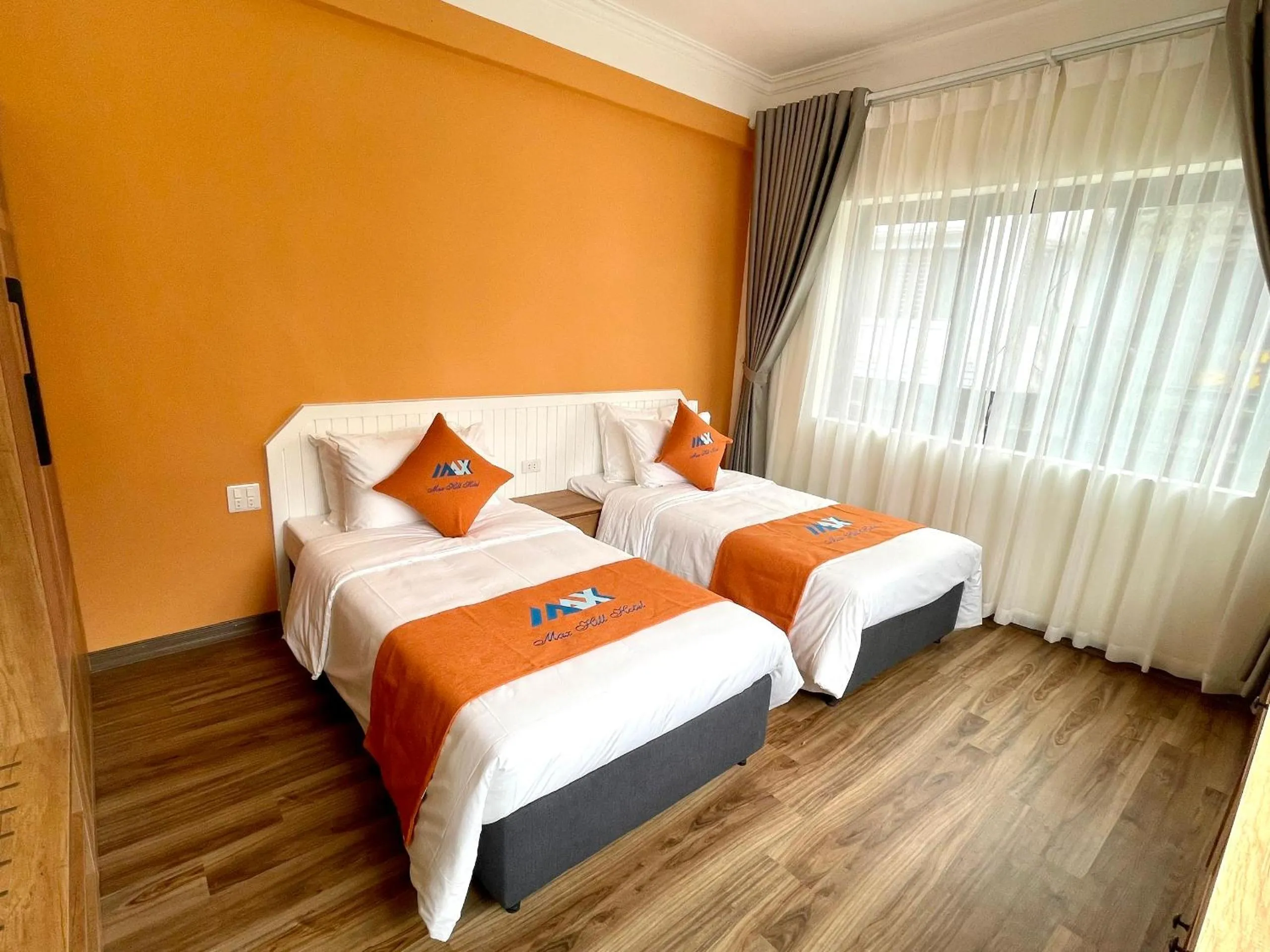 Bed in Sapa Legacy Hotel