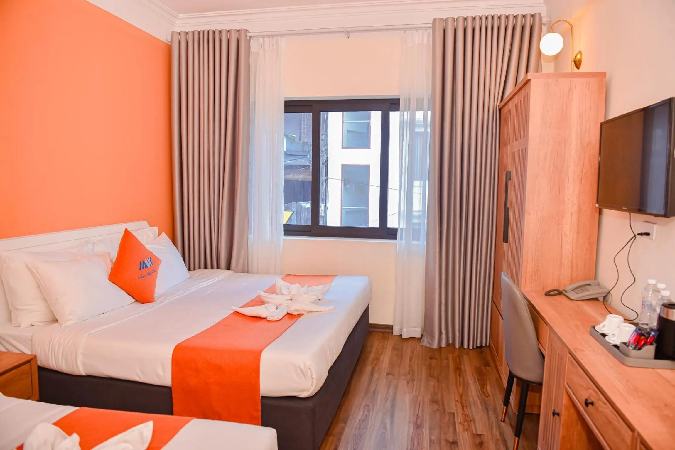 Bed in Sapa Legacy Hotel