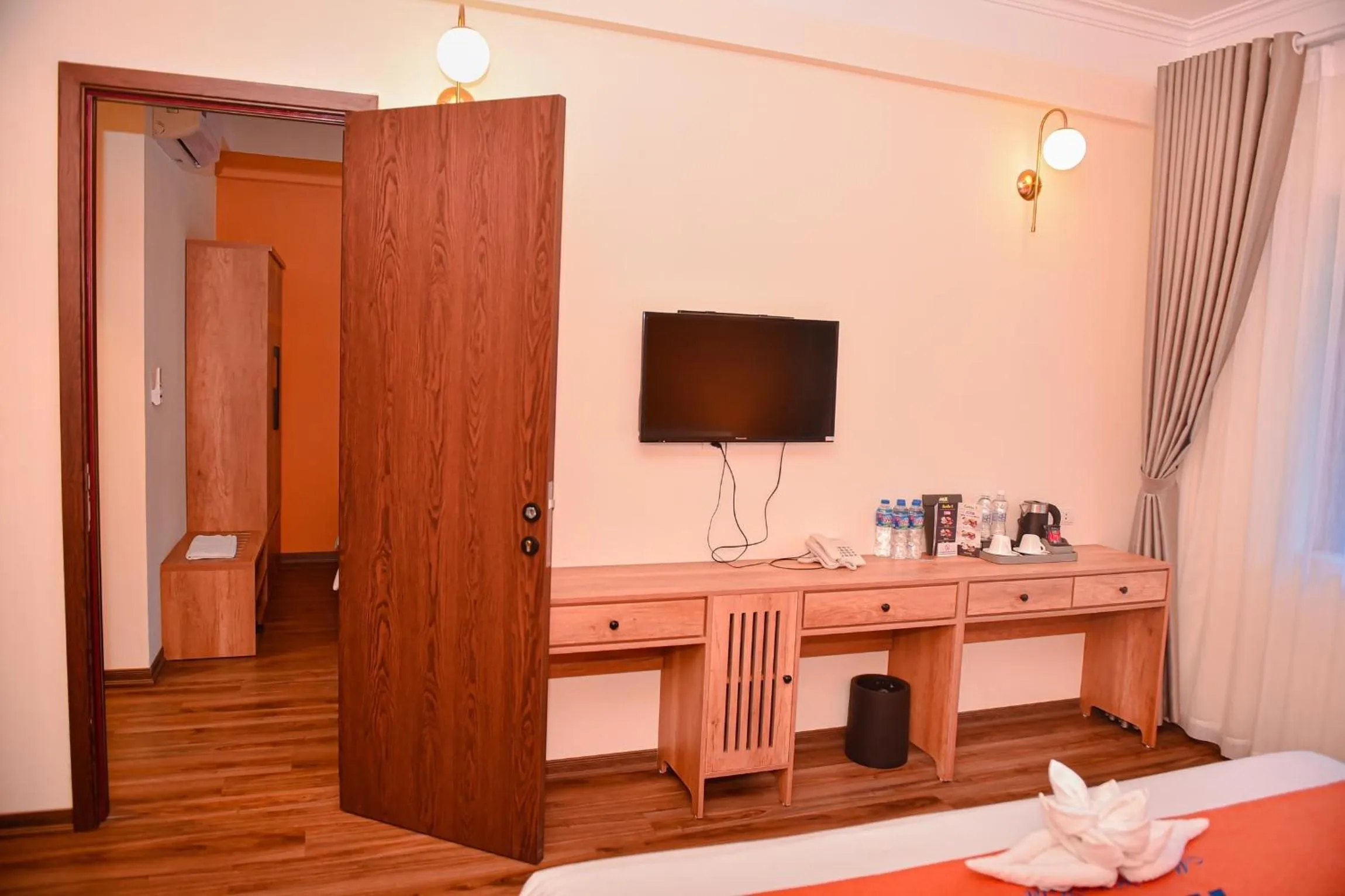 Bed in Sapa Legacy Hotel