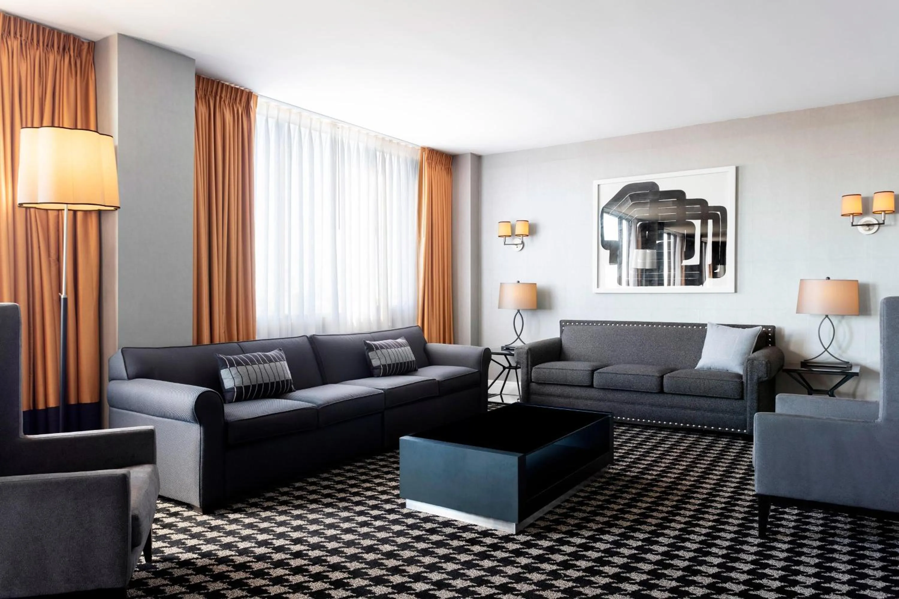 Living room in Le Meridien Charlotte