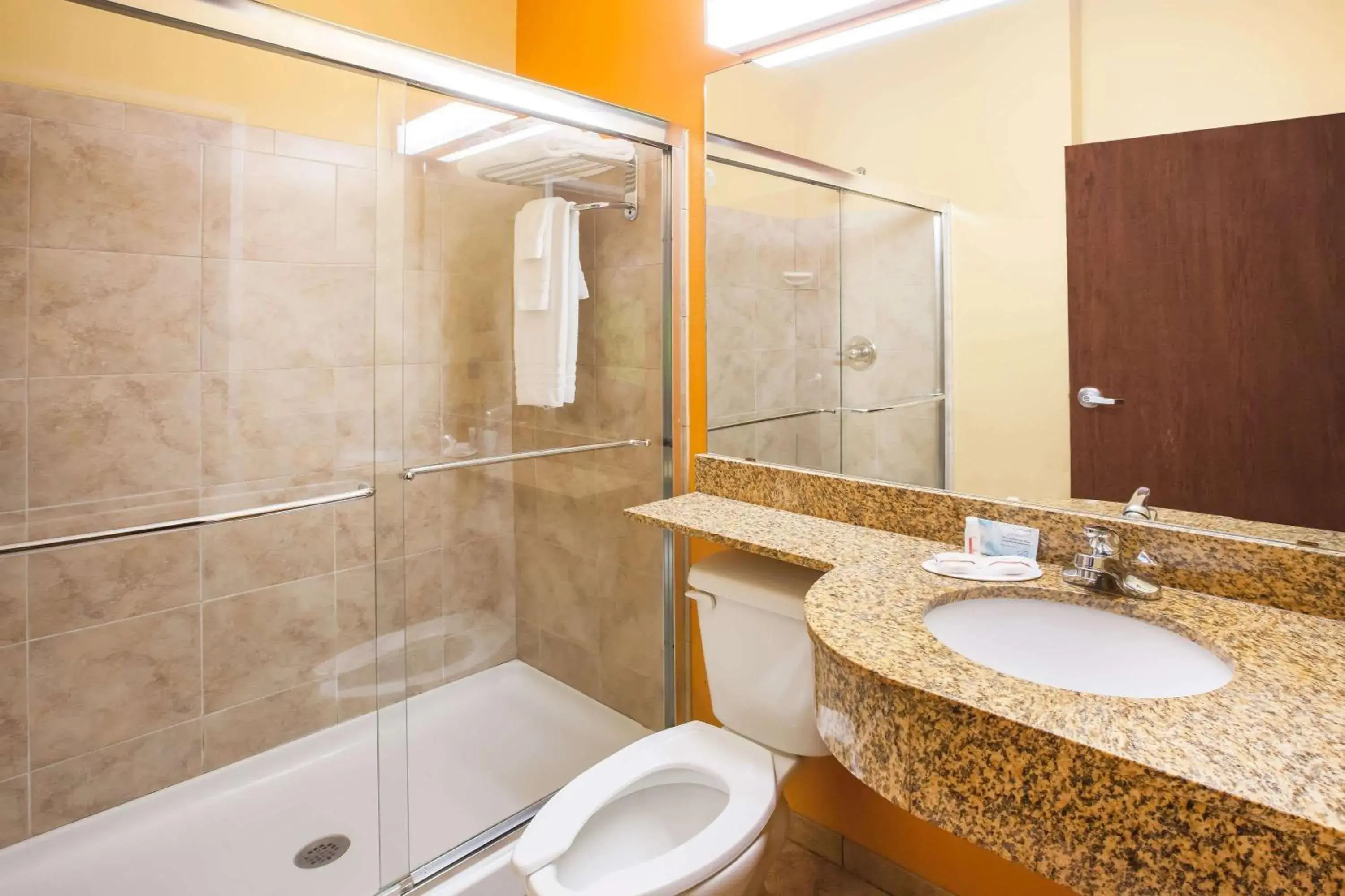Bathroom in Microtel Inn by Wyndham Stillwater Bathroom in Microtel Inn by Wyndham Stillwater
