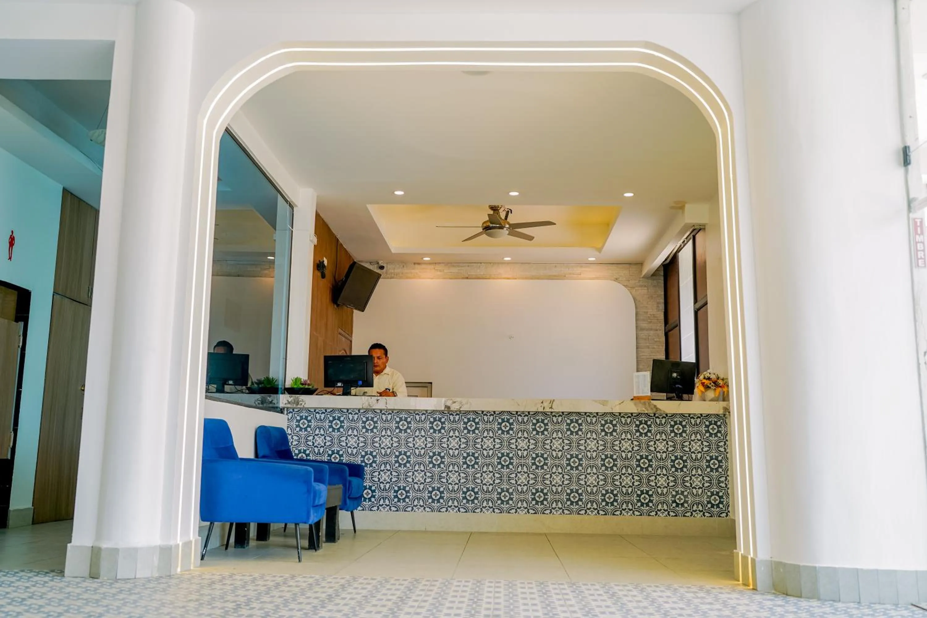 Lobby or reception in Hotel Presidente Beach Salinas