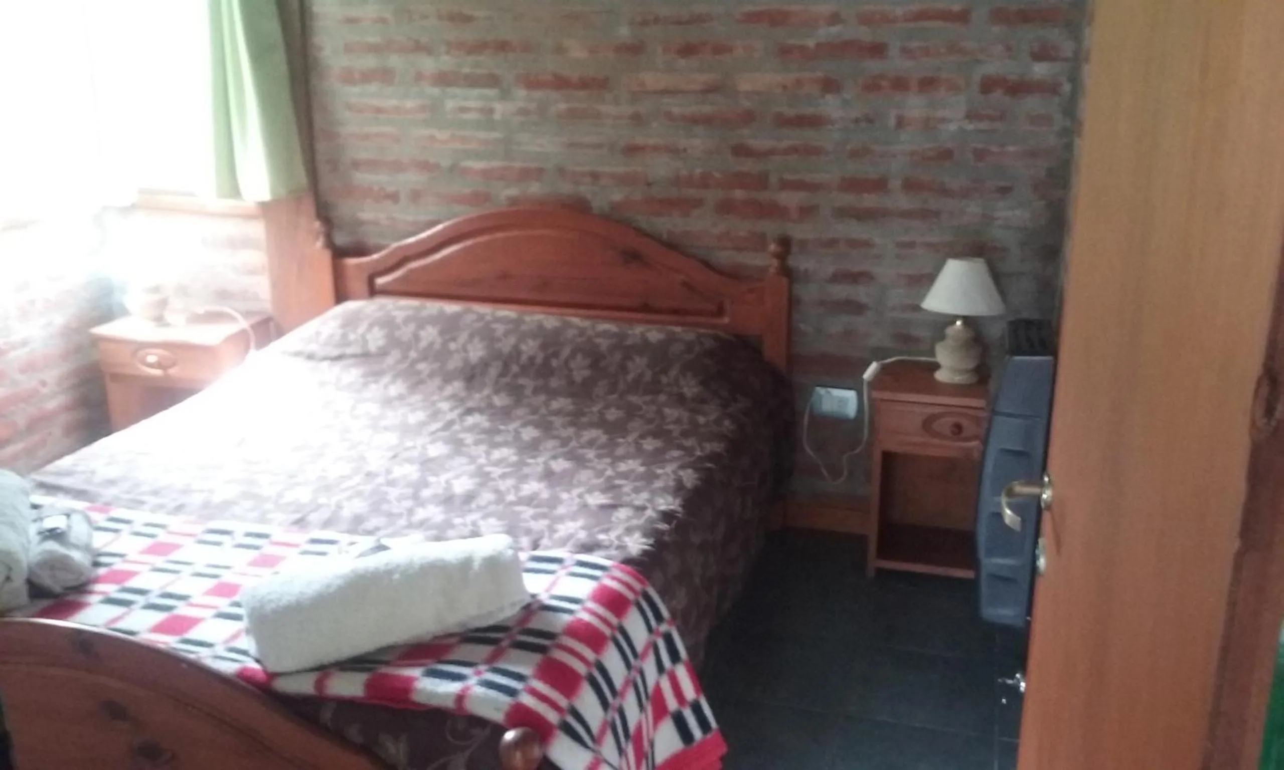 Bed in Cabañas Hueney