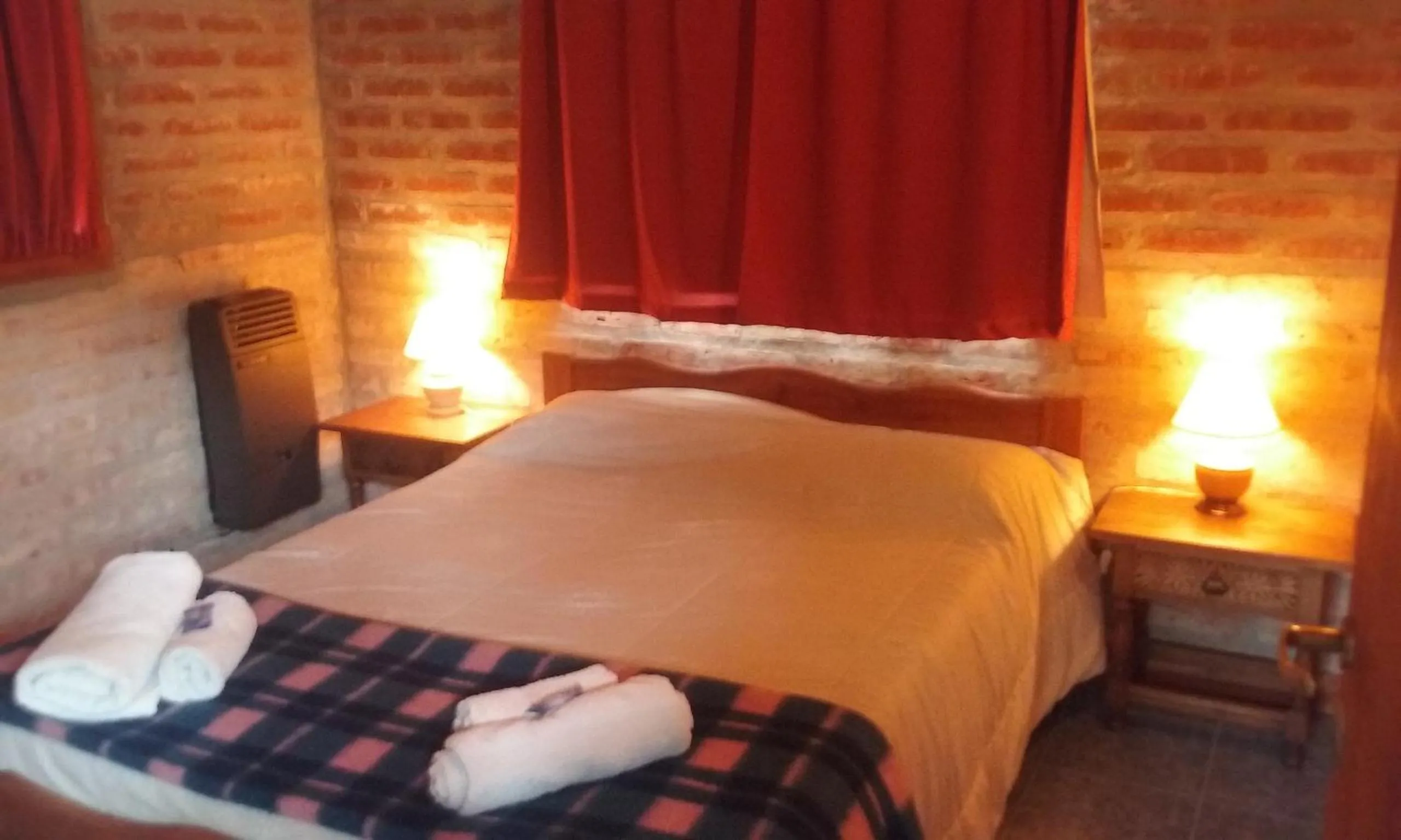 Bed in Cabañas Hueney