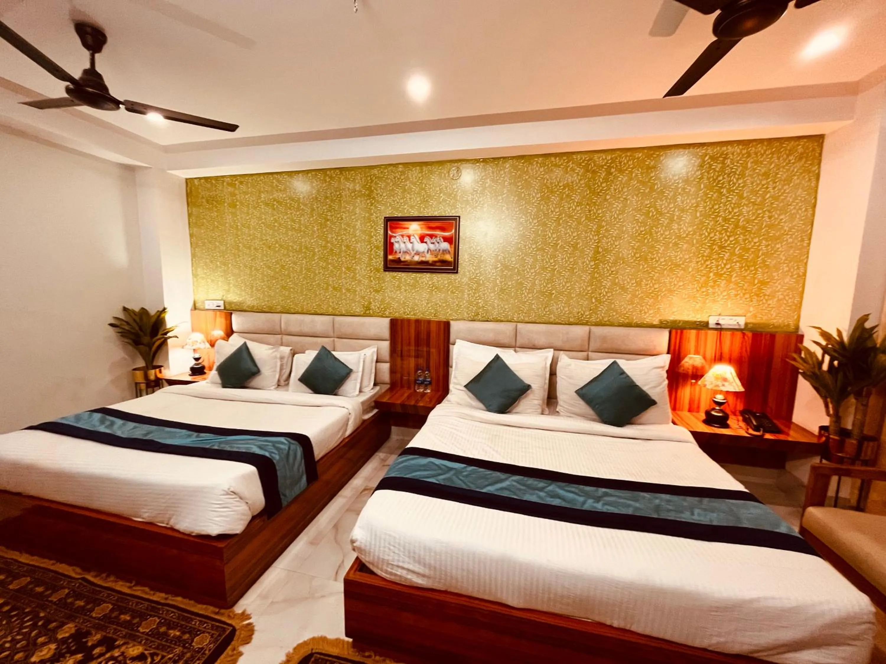 Bed in Hotel La Casa, Amritsar