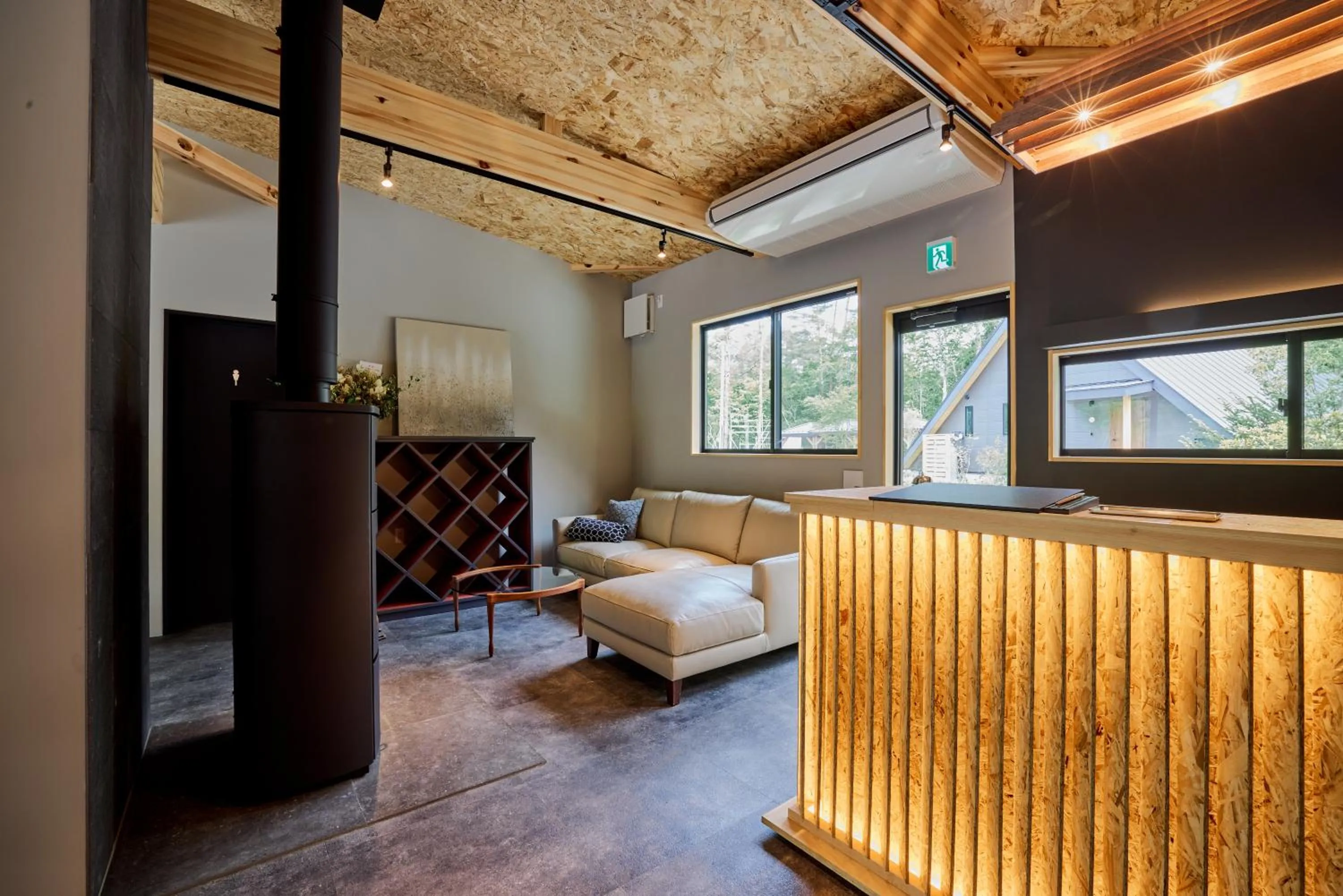 Bed in enico MtFuji Resort&Glamping