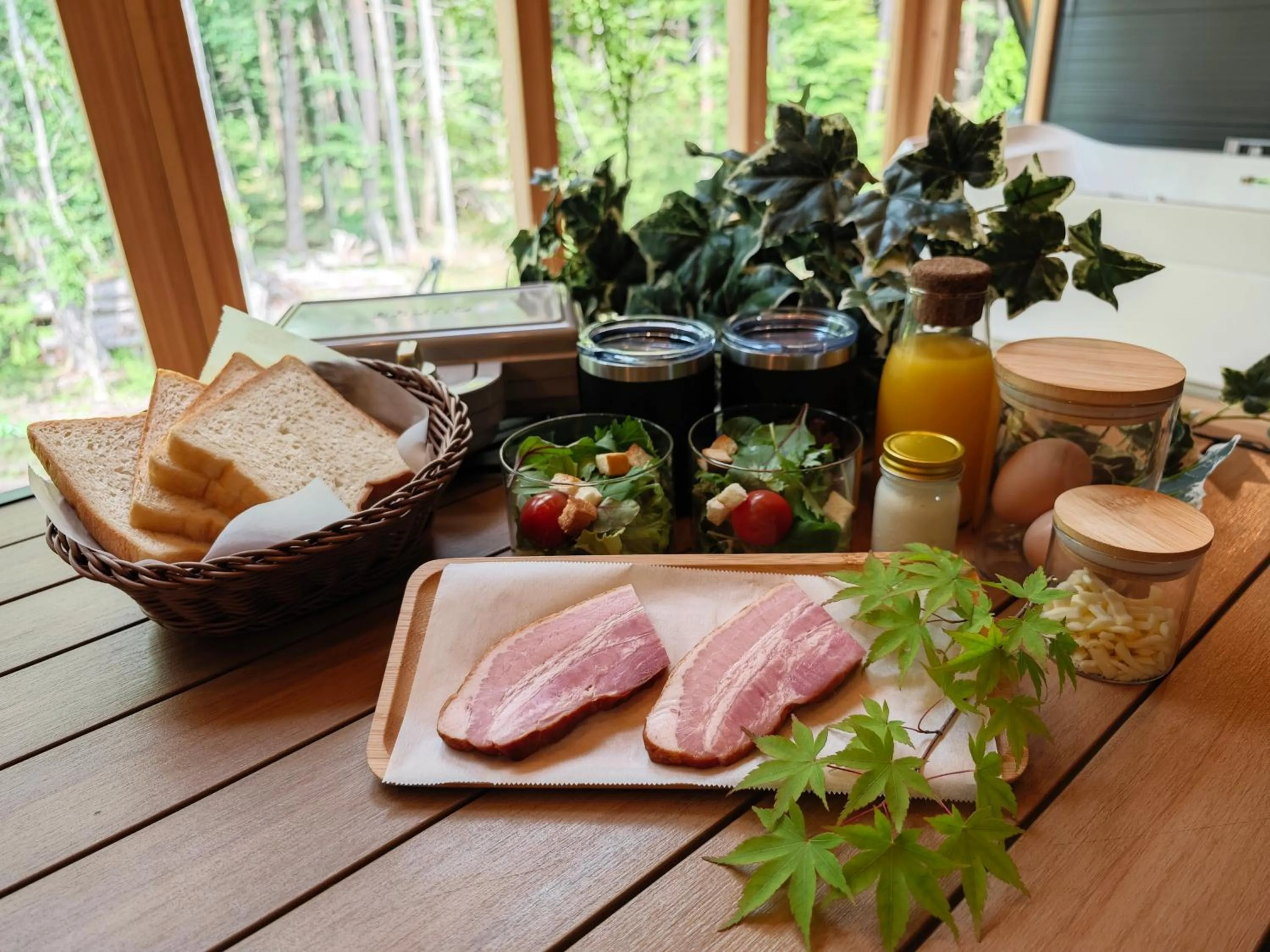 Breakfast in enico MtFuji Resort&Glamping