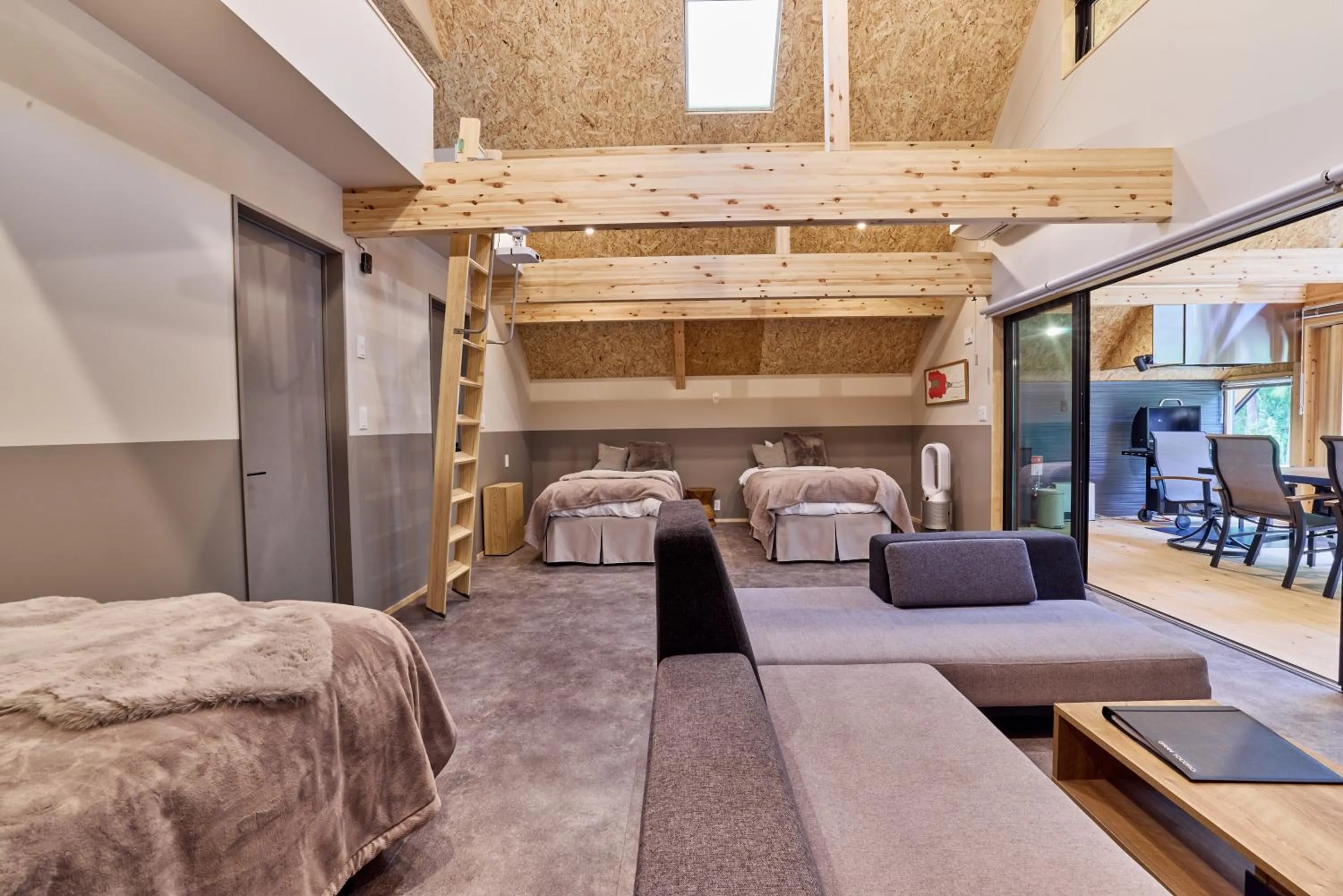 Bed in enico MtFuji Resort&Glamping