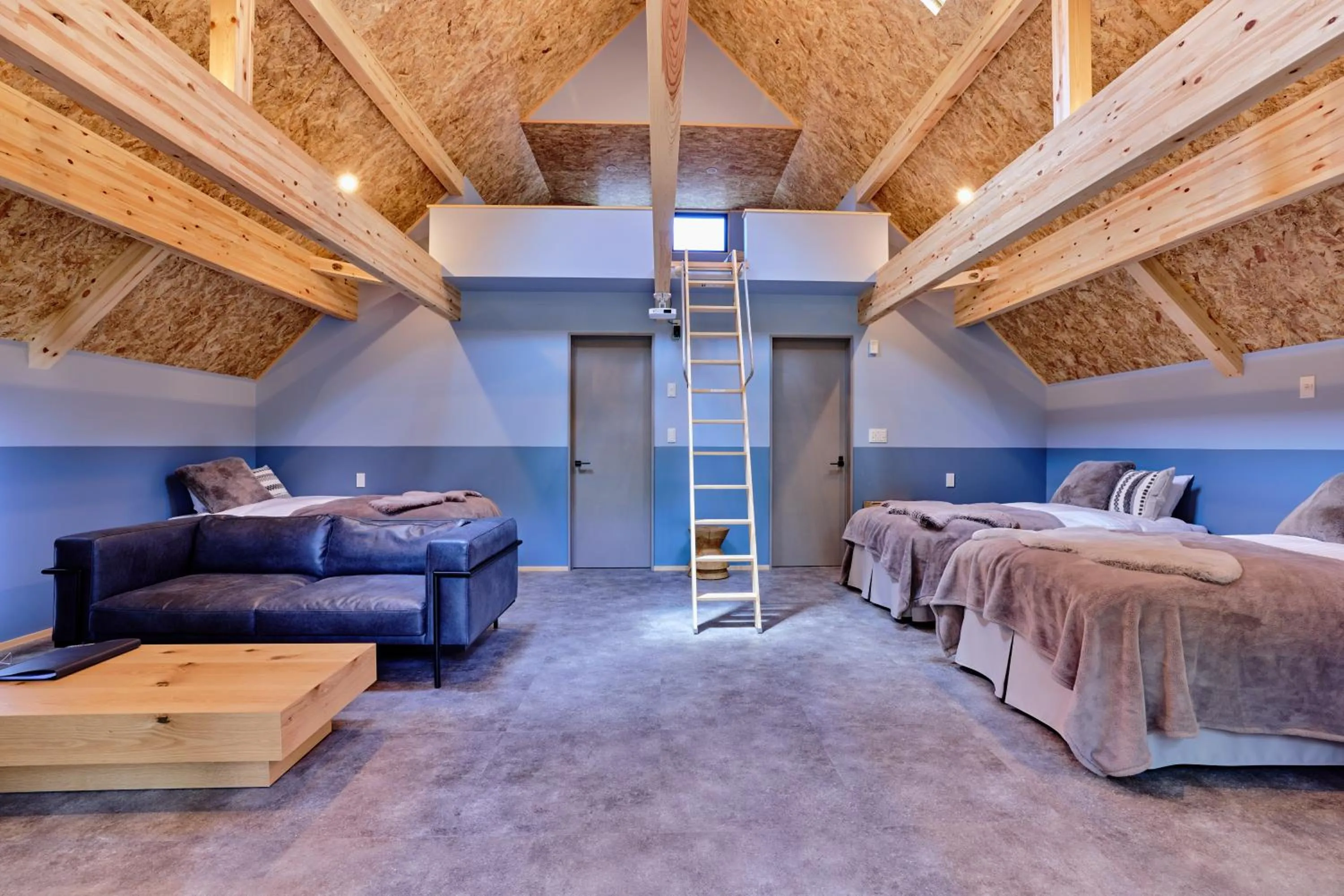 Bed in enico MtFuji Resort&Glamping