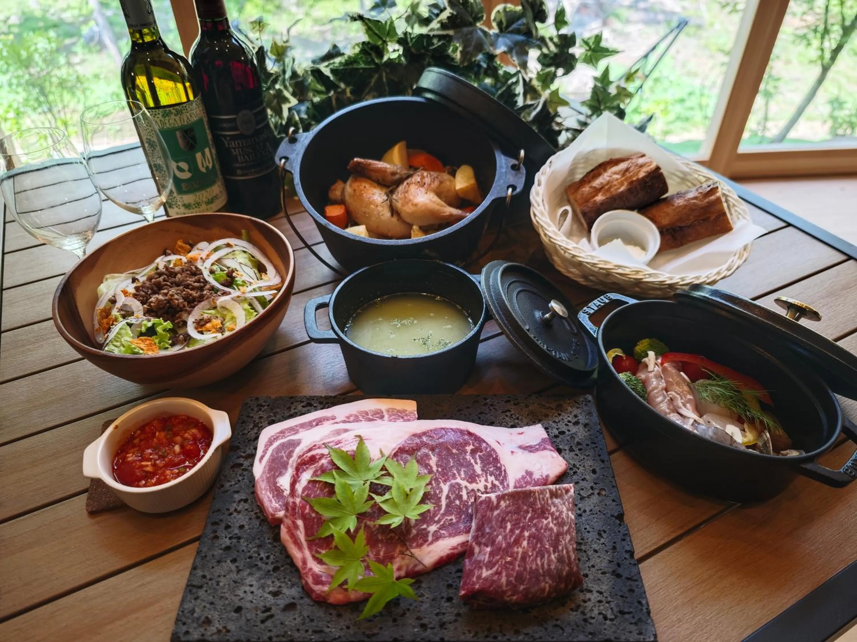 Dinner in enico MtFuji Resort&Glamping