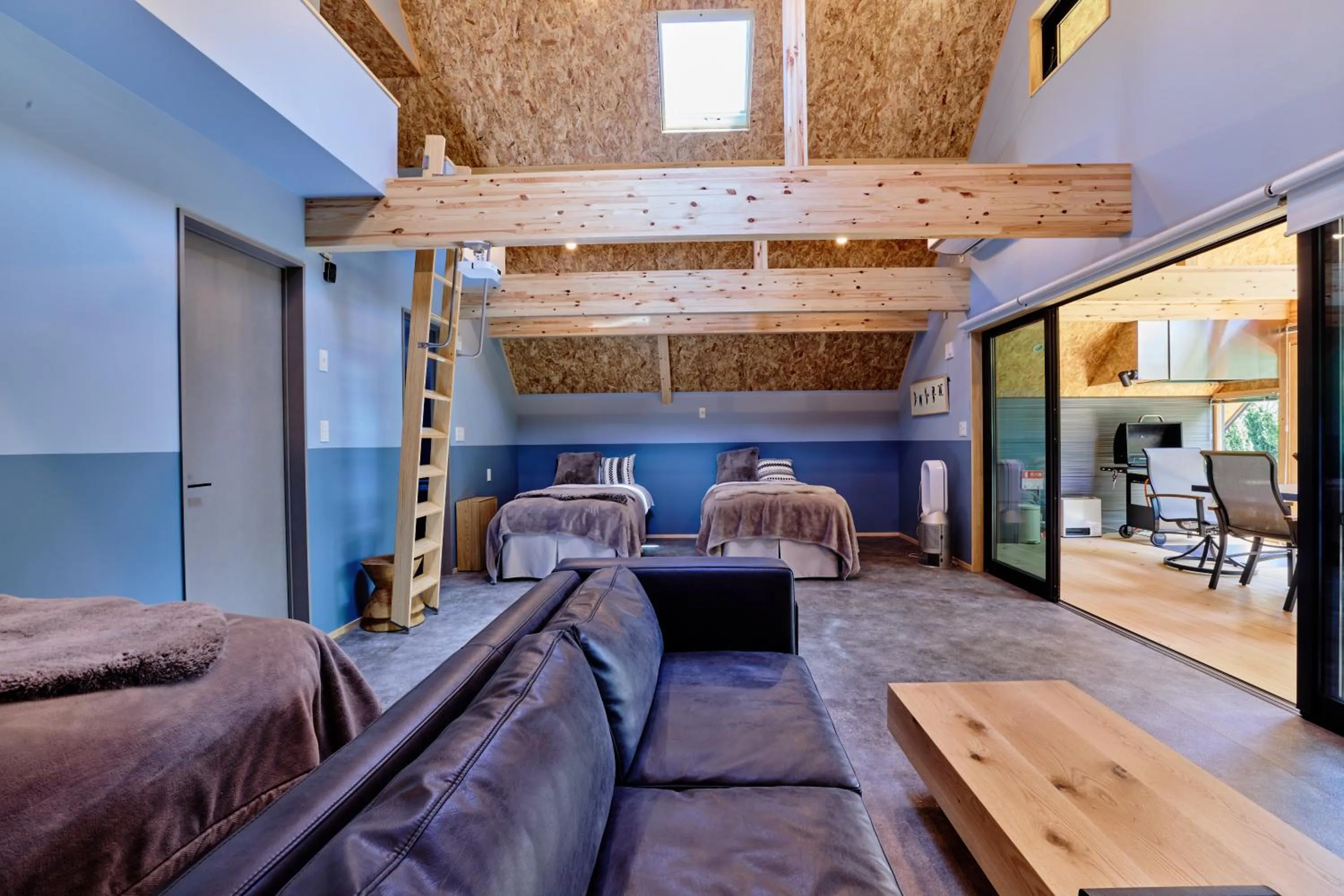 Bed in enico MtFuji Resort&Glamping