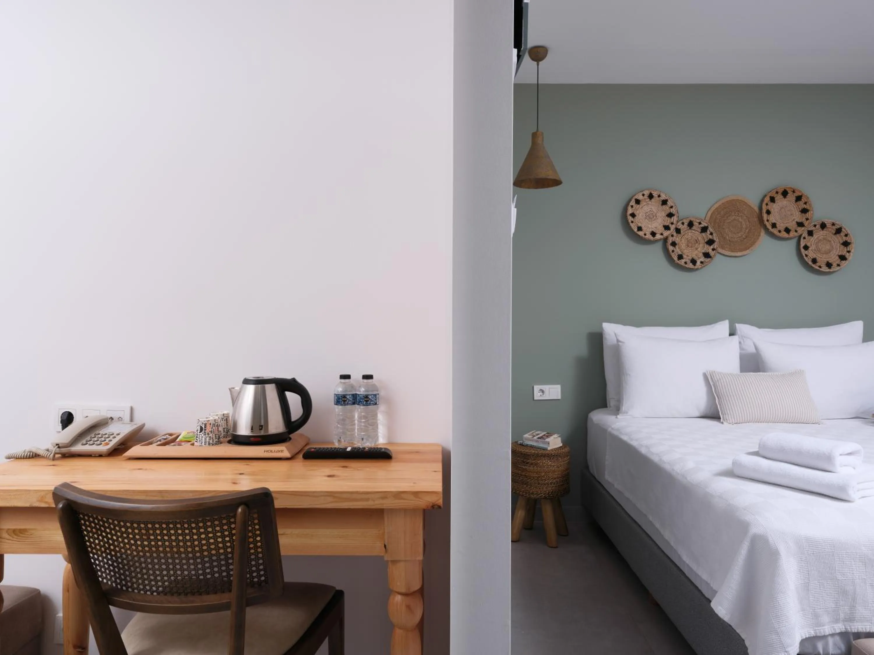 Bed in Cumbalıca Garden Hotel