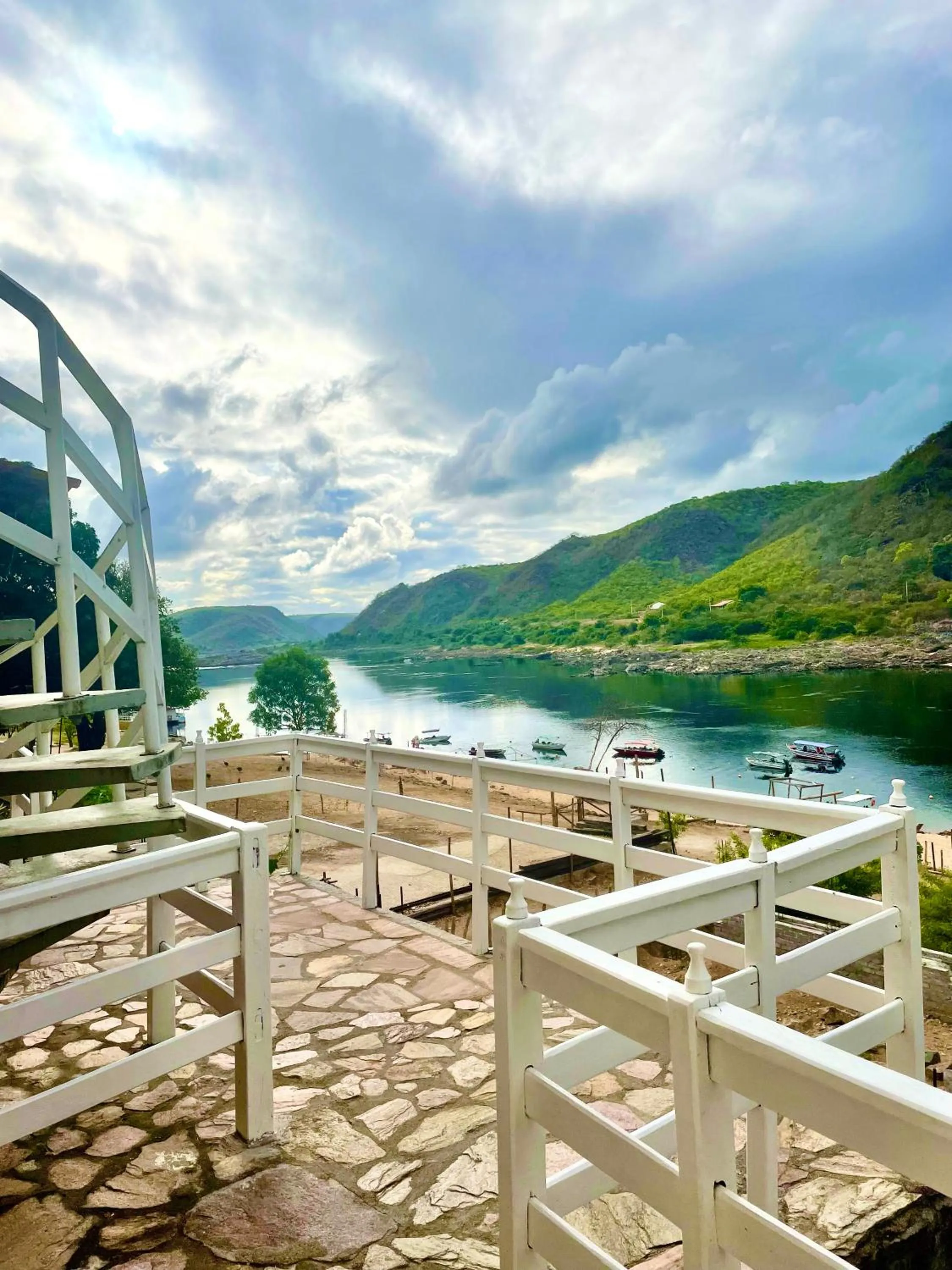 Patio in Pousada Porto de Piranhas