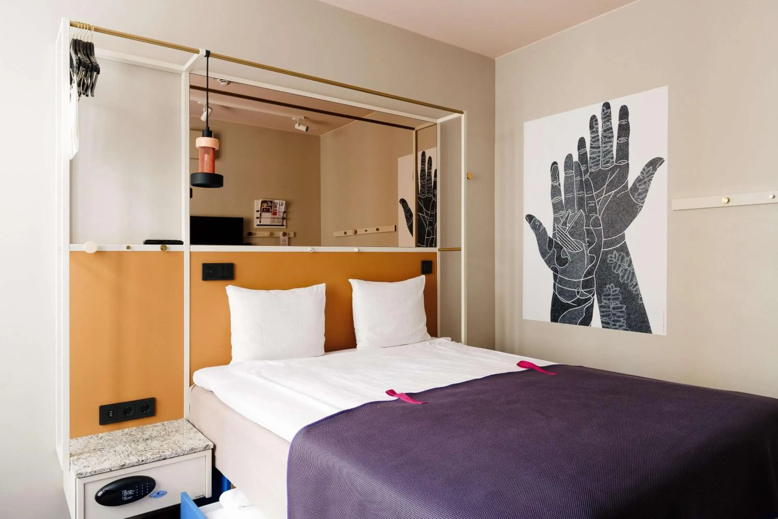 Bedroom, Bed in Scandic No 53 Bedroom, Bed in Scandic No 53