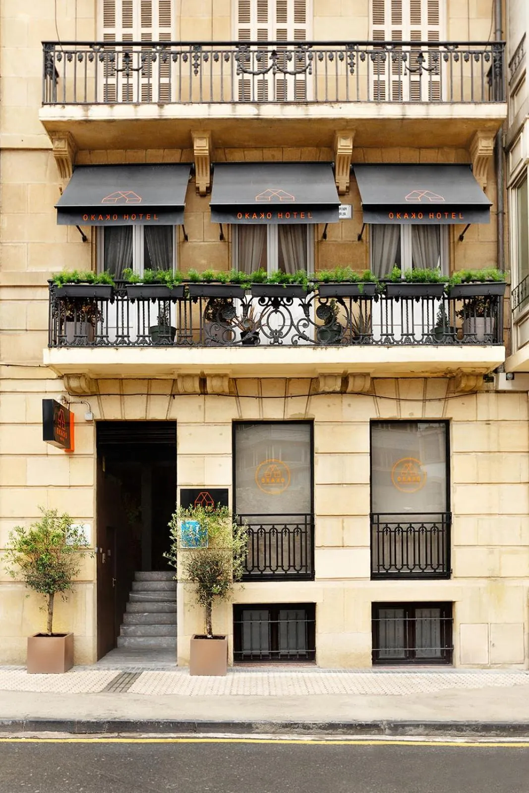 Property building in Hotel Okako San Sebastian