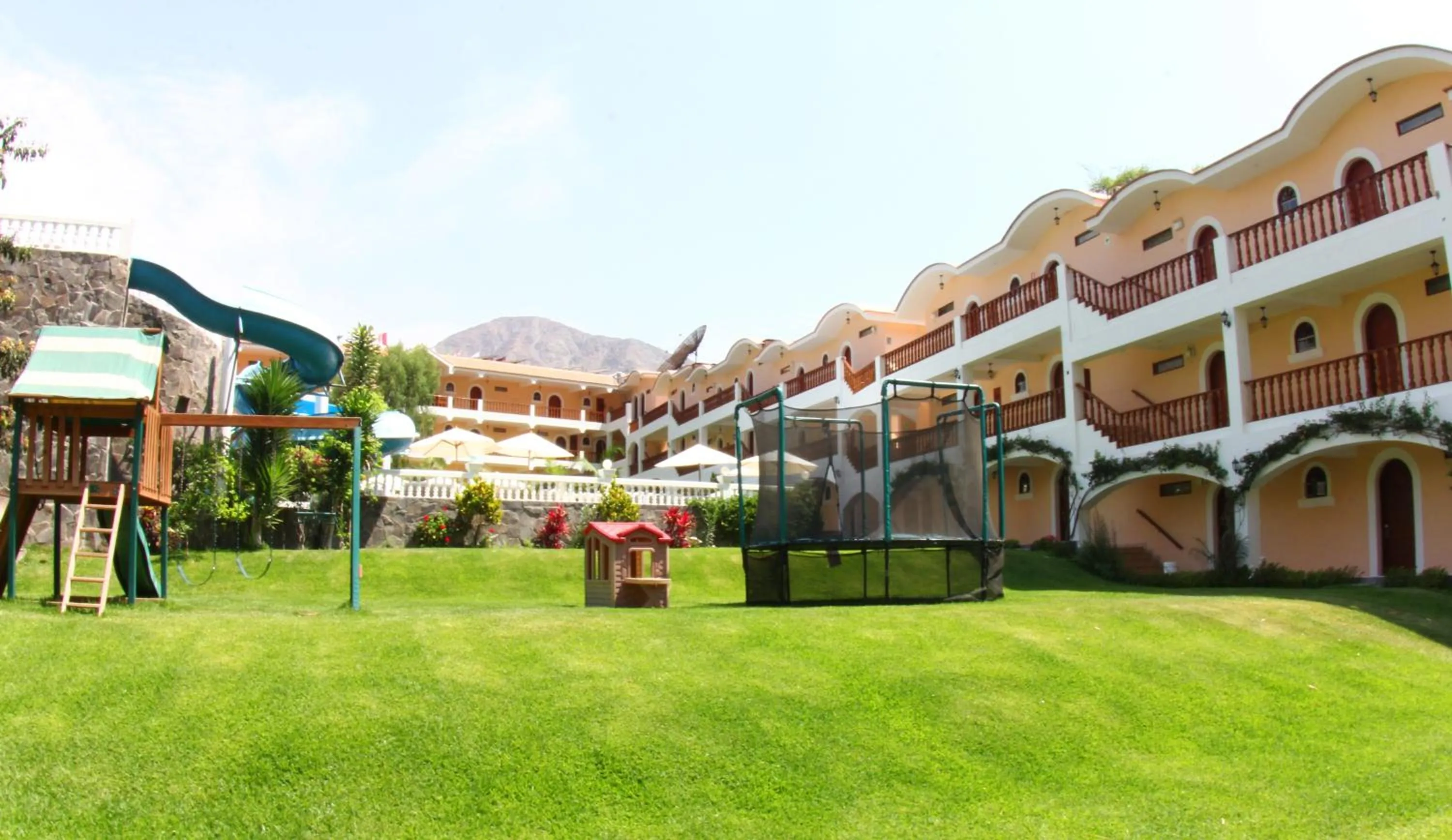 Children play ground in Lunahuana River Resort