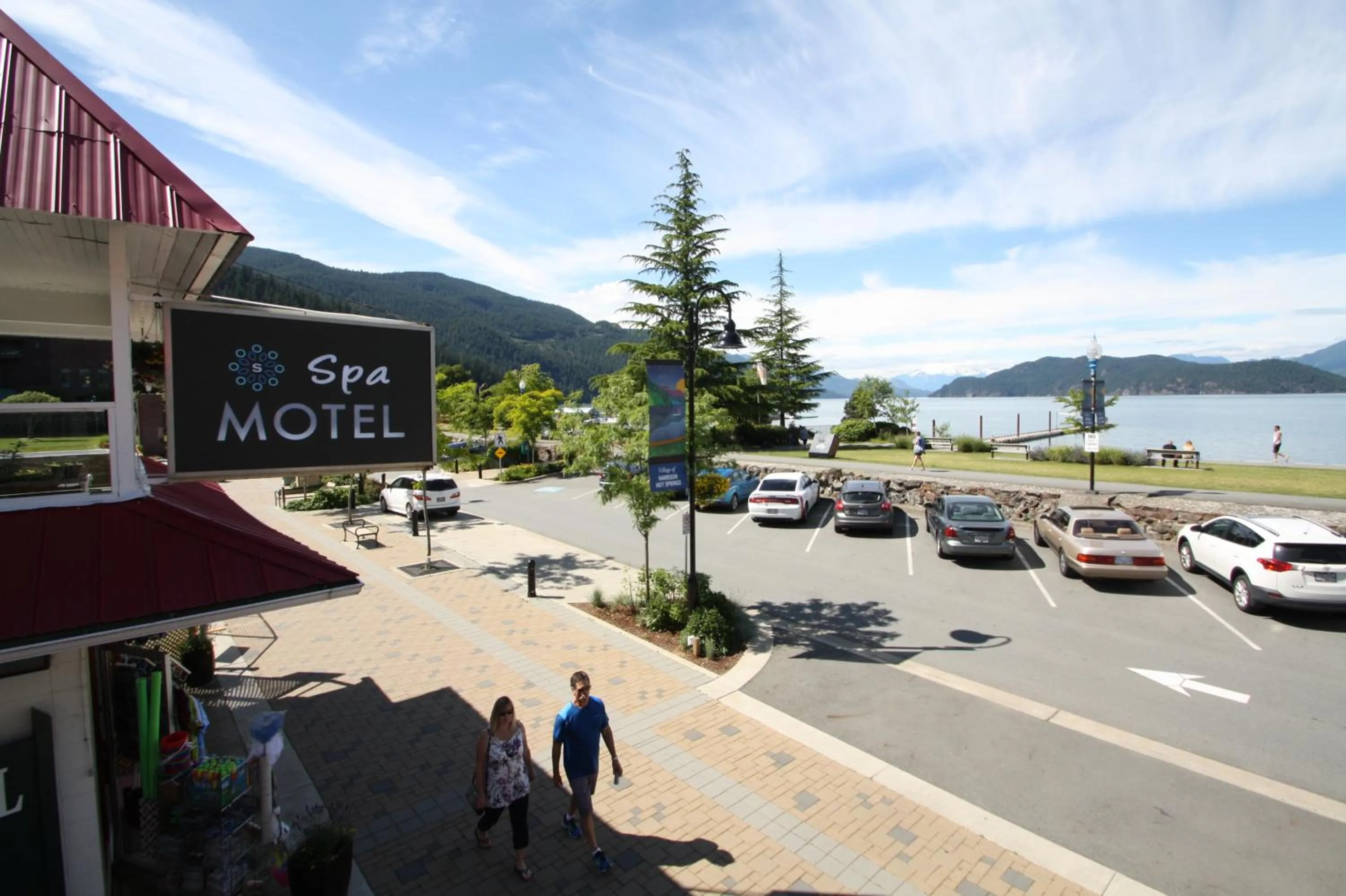 Property logo or sign in Harrison Spa Motel