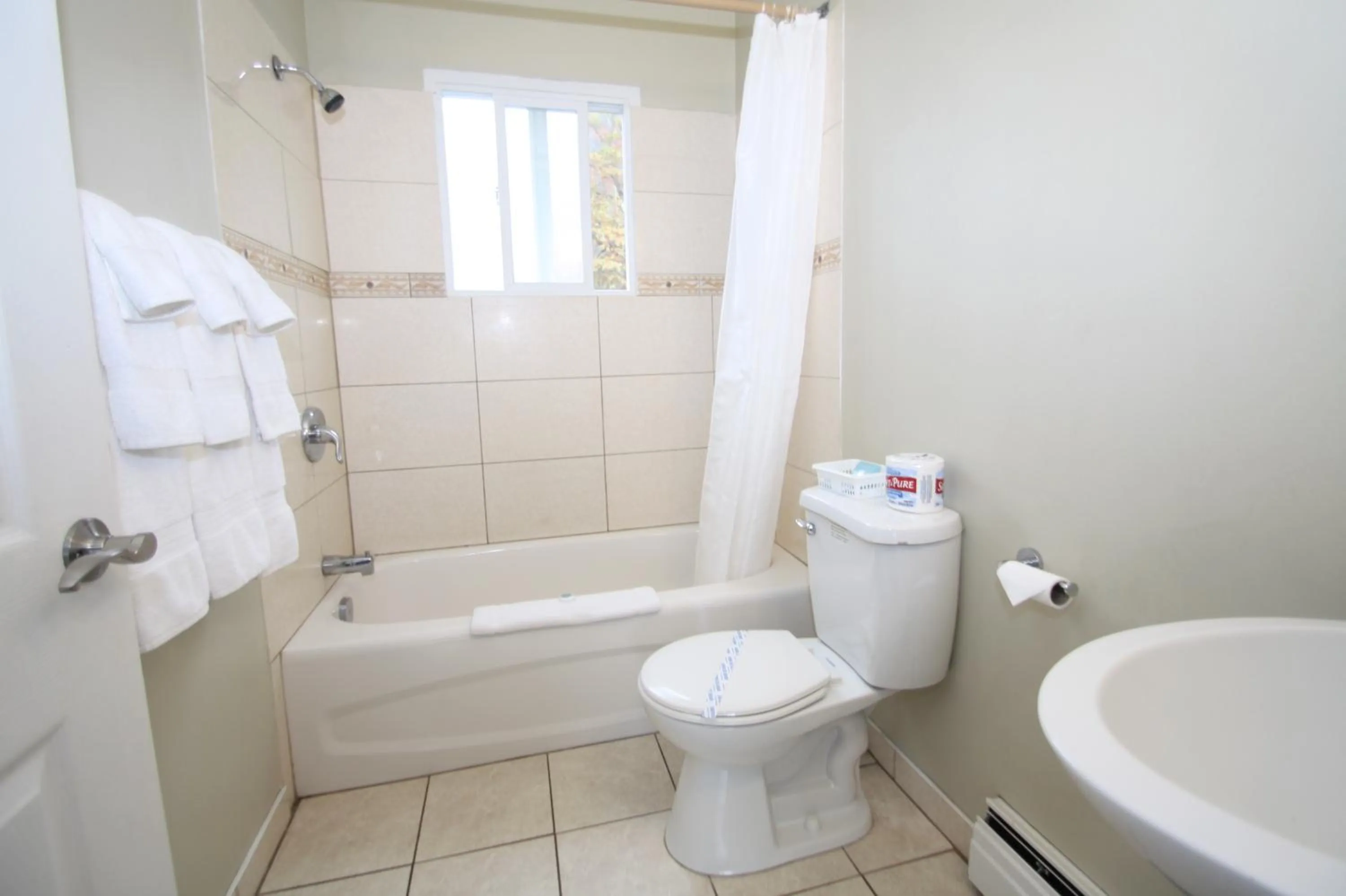 Toilet in Harrison Spa Motel