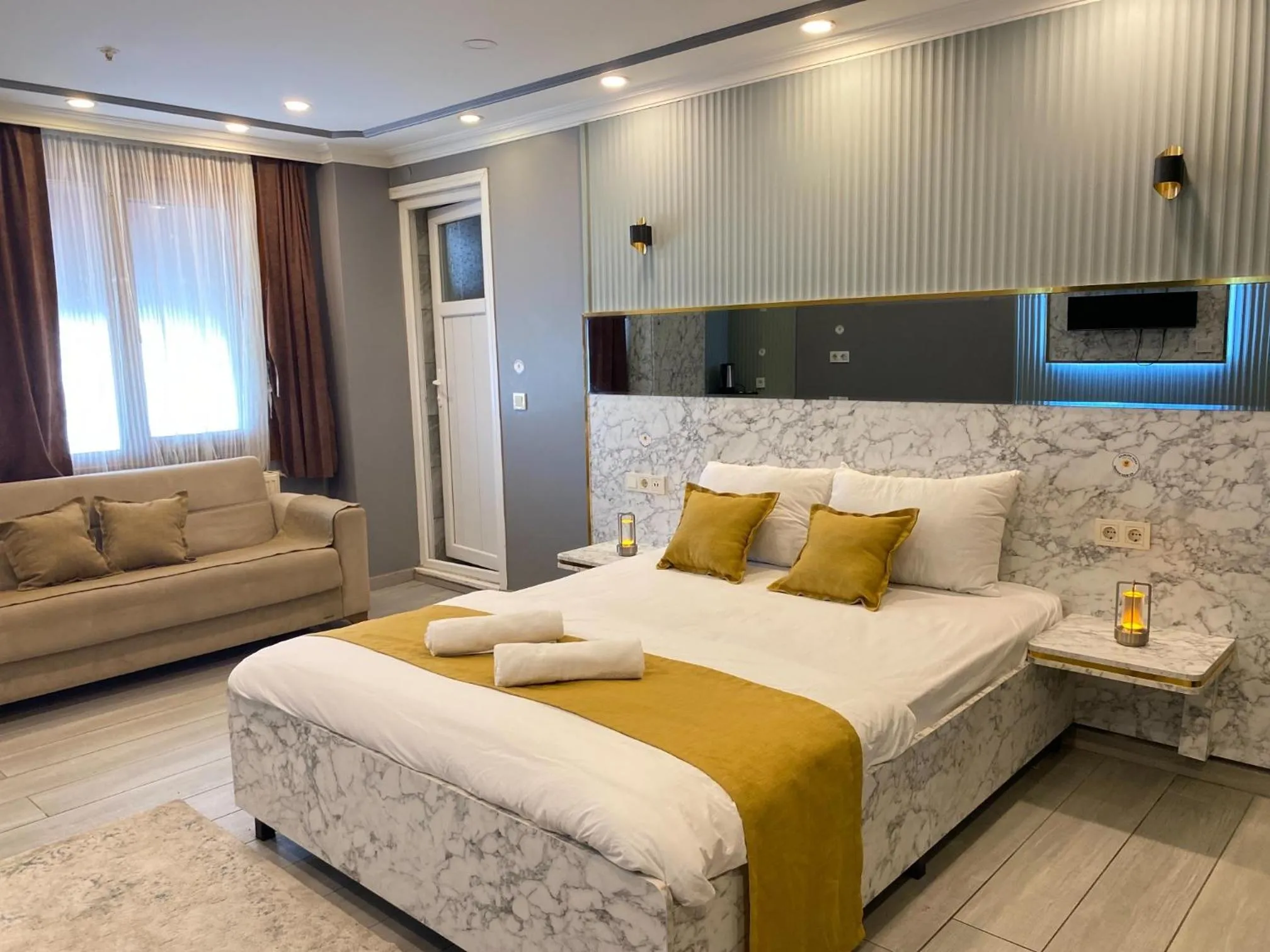 Bed in Sahrakent Otel Pendik