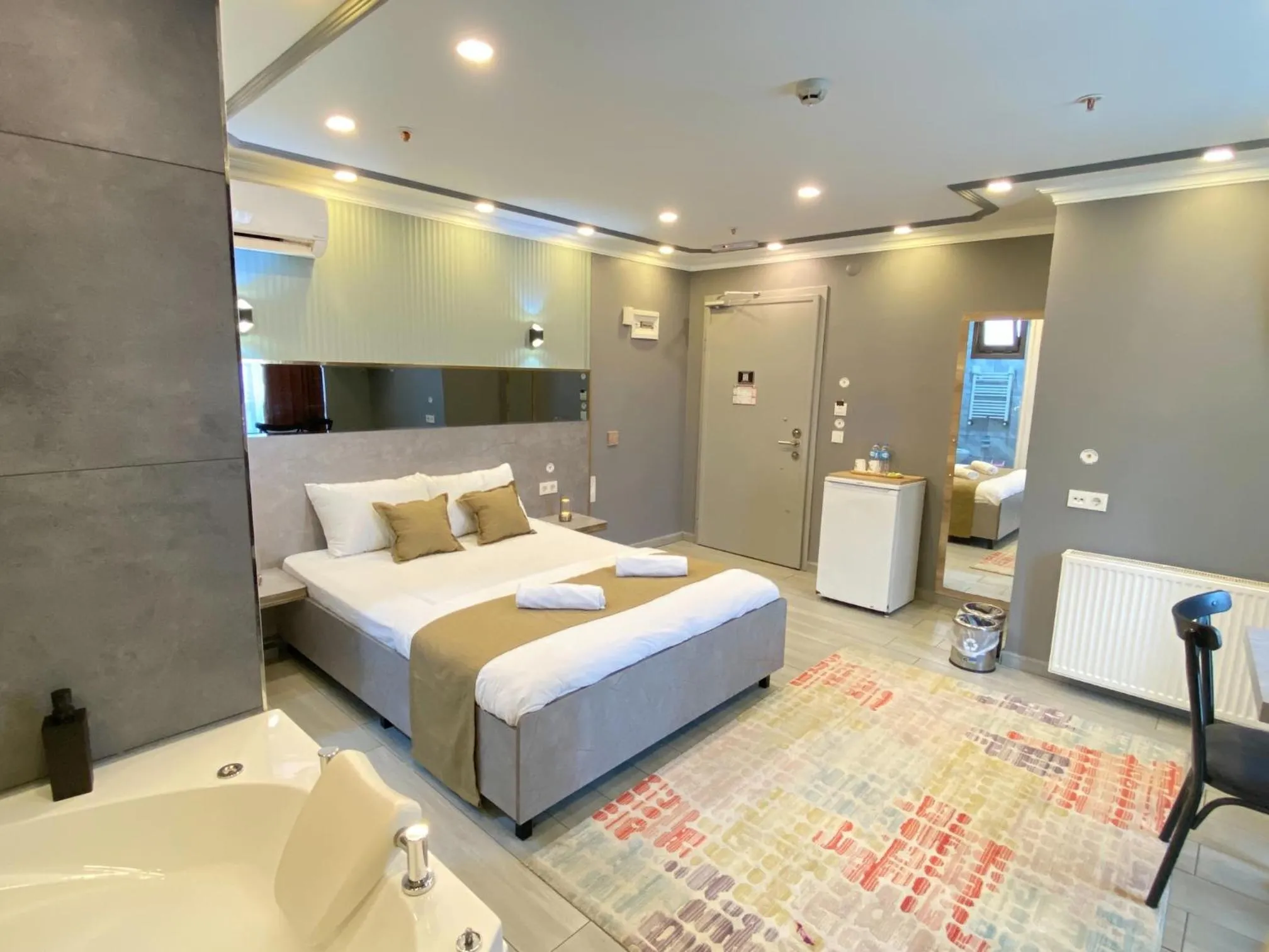Bed in Sahrakent Otel Pendik