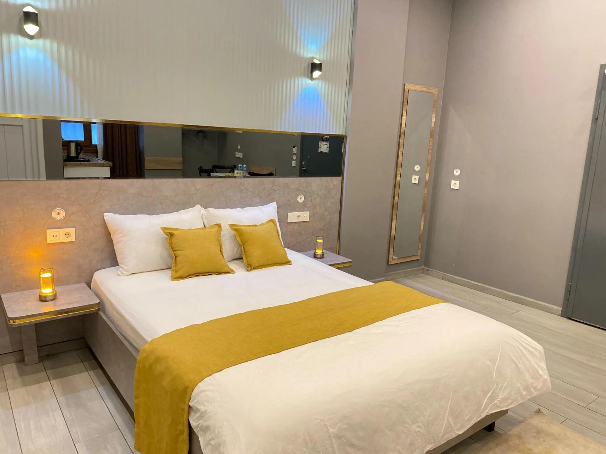 Bed in Sahrakent Otel Pendik