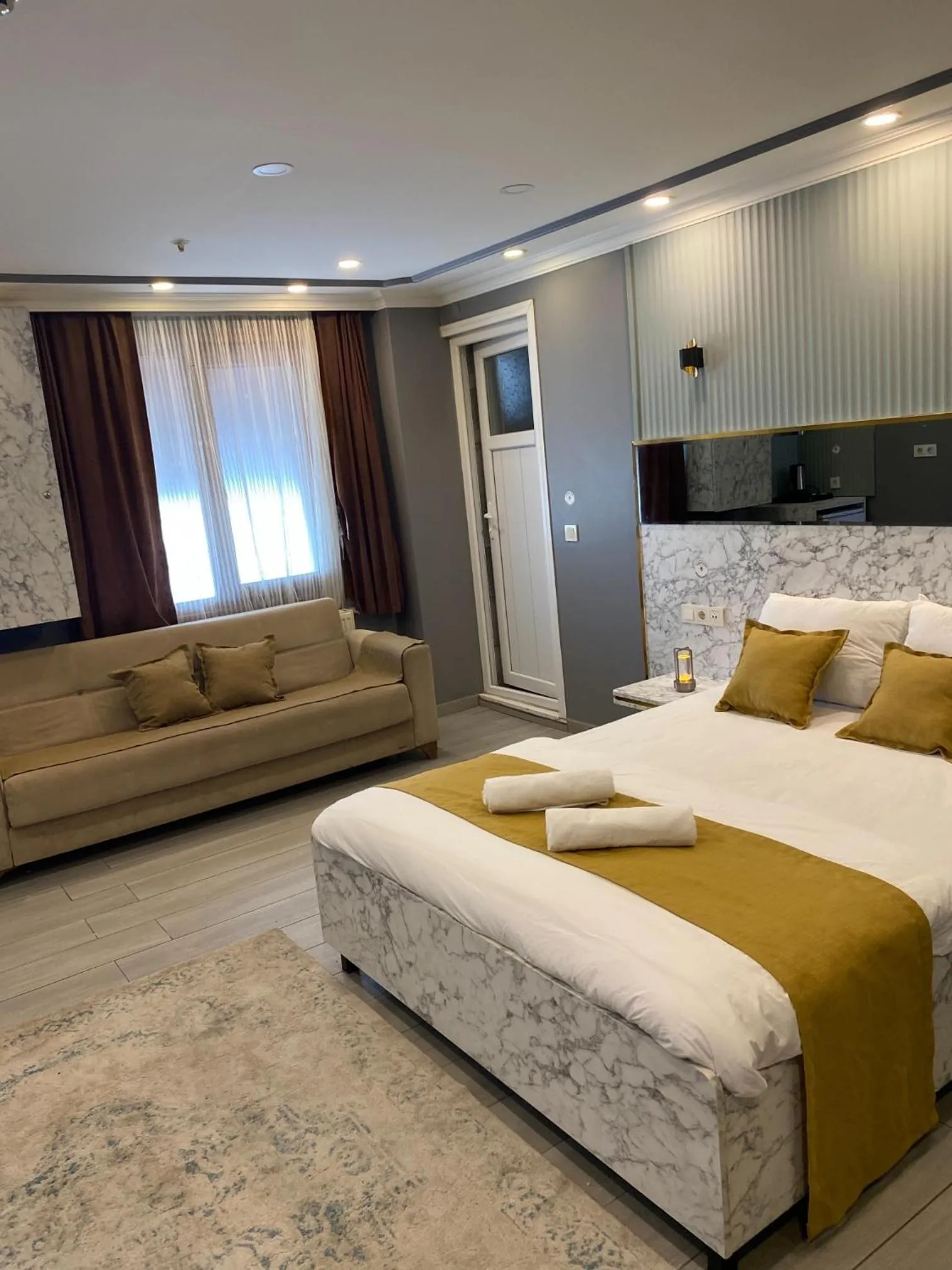 Bed in Sahrakent Otel Pendik