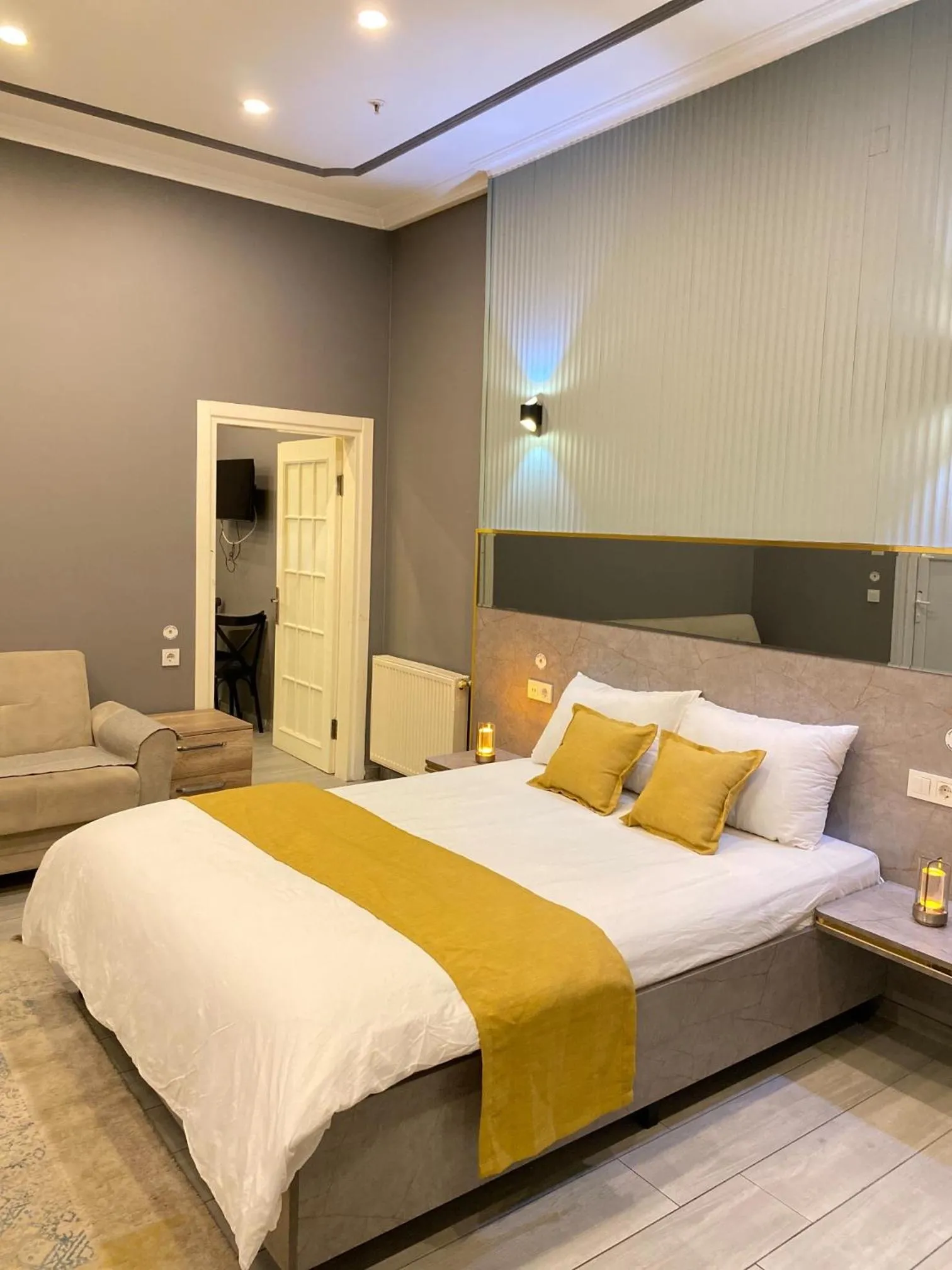 Bed in Sahrakent Otel Pendik
