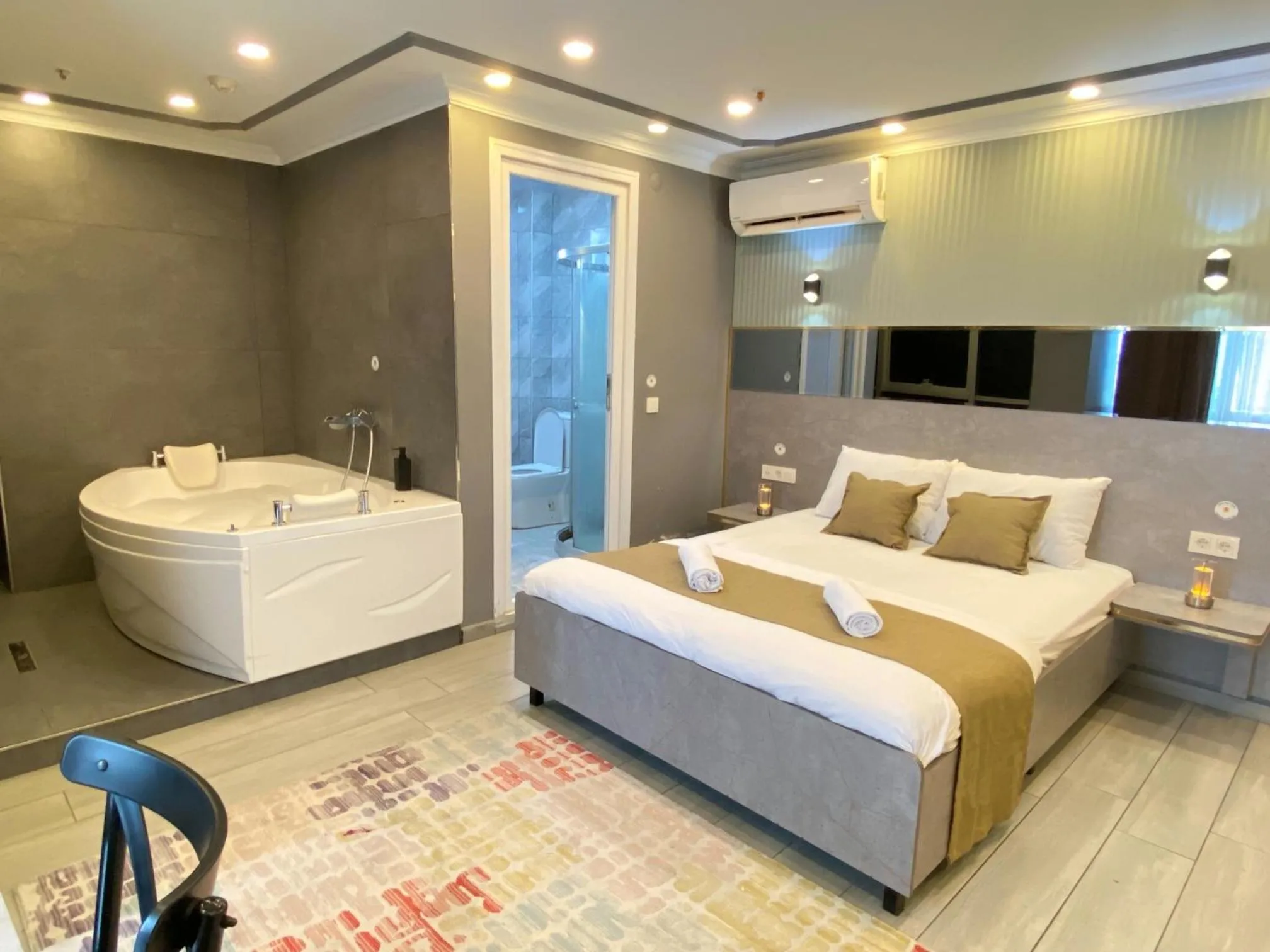 Bed in Sahrakent Otel Pendik