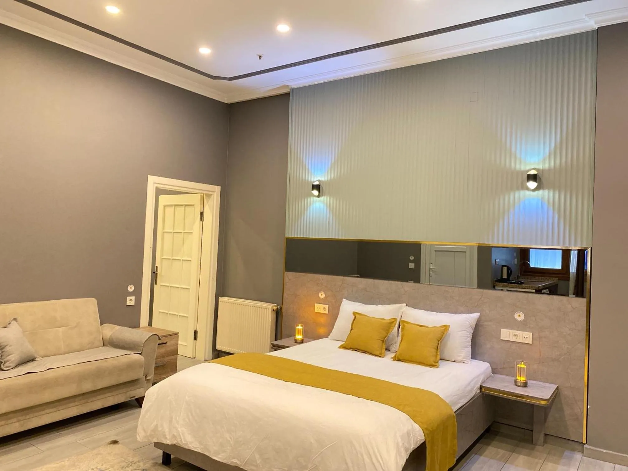 Bed in Sahrakent Otel Pendik