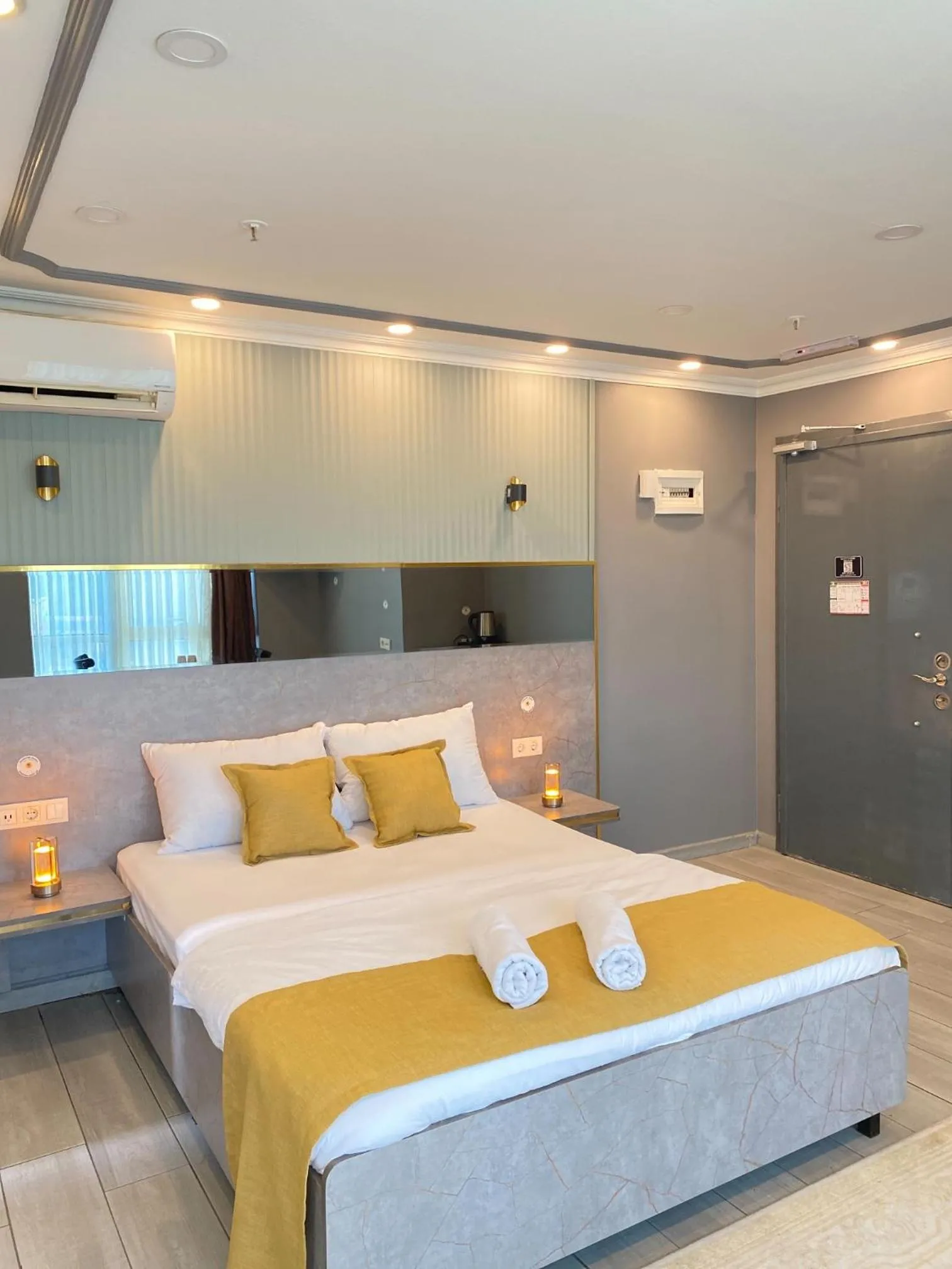 Bed in Sahrakent Otel Pendik