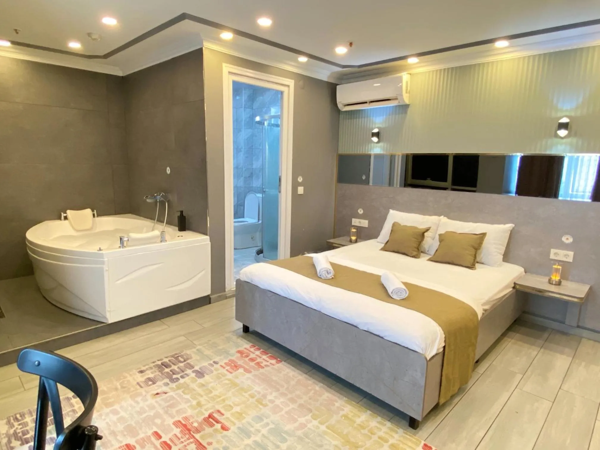 Bed in Sahrakent Otel Pendik