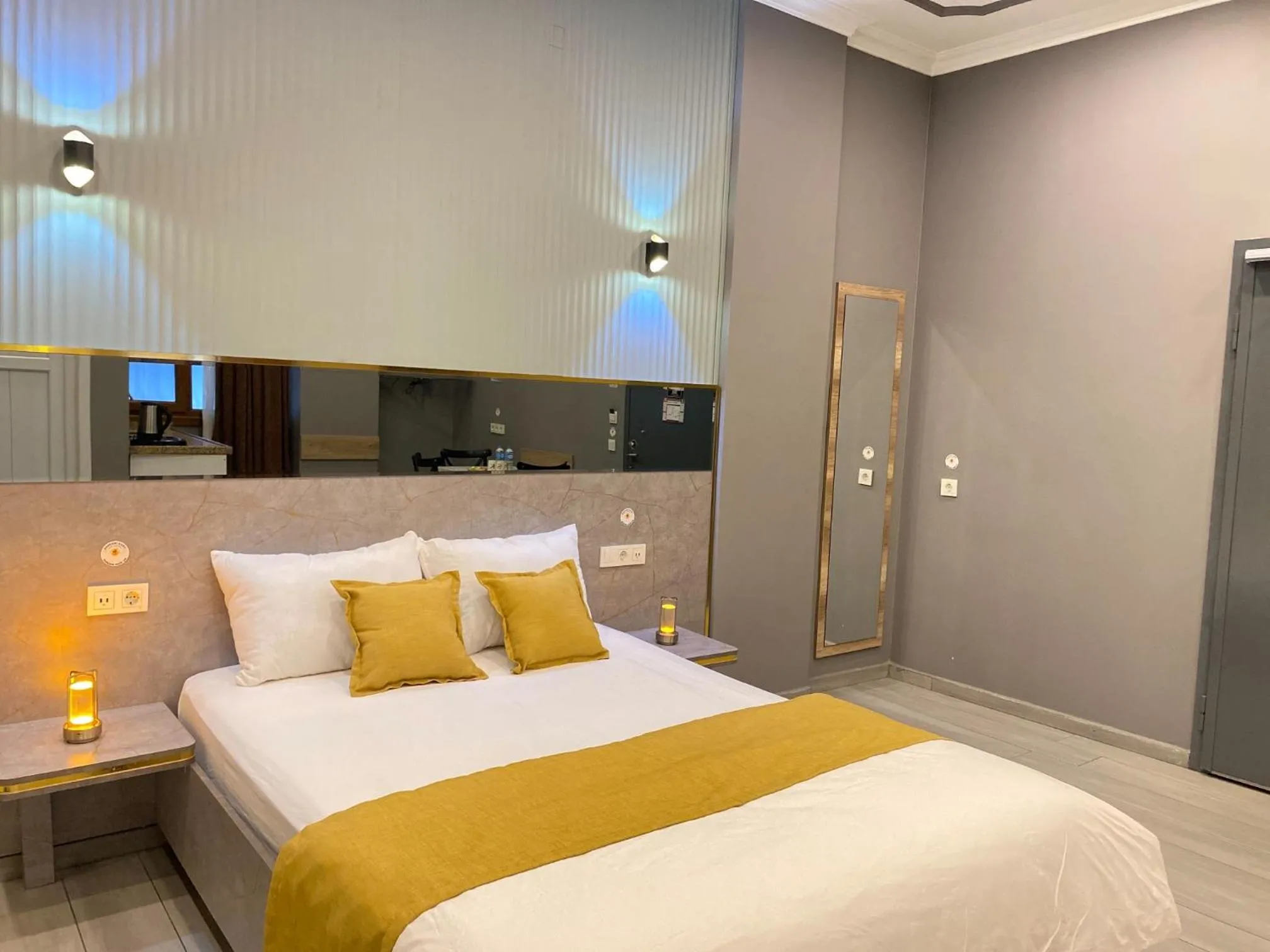 Bed in Sahrakent Otel Pendik