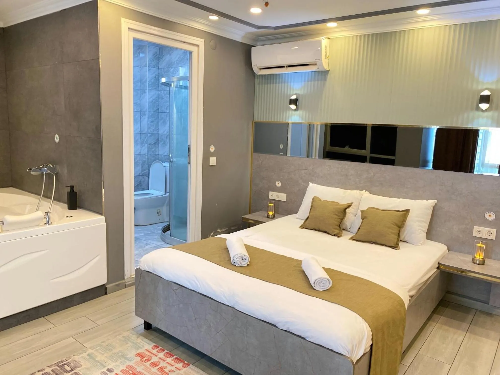 Bed in Sahrakent Otel Pendik