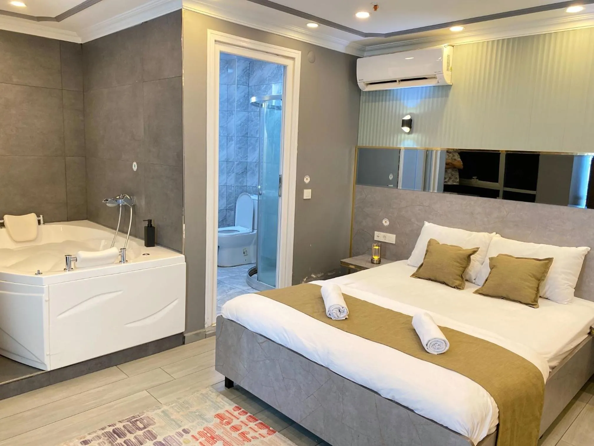 Bed in Sahrakent Otel Pendik