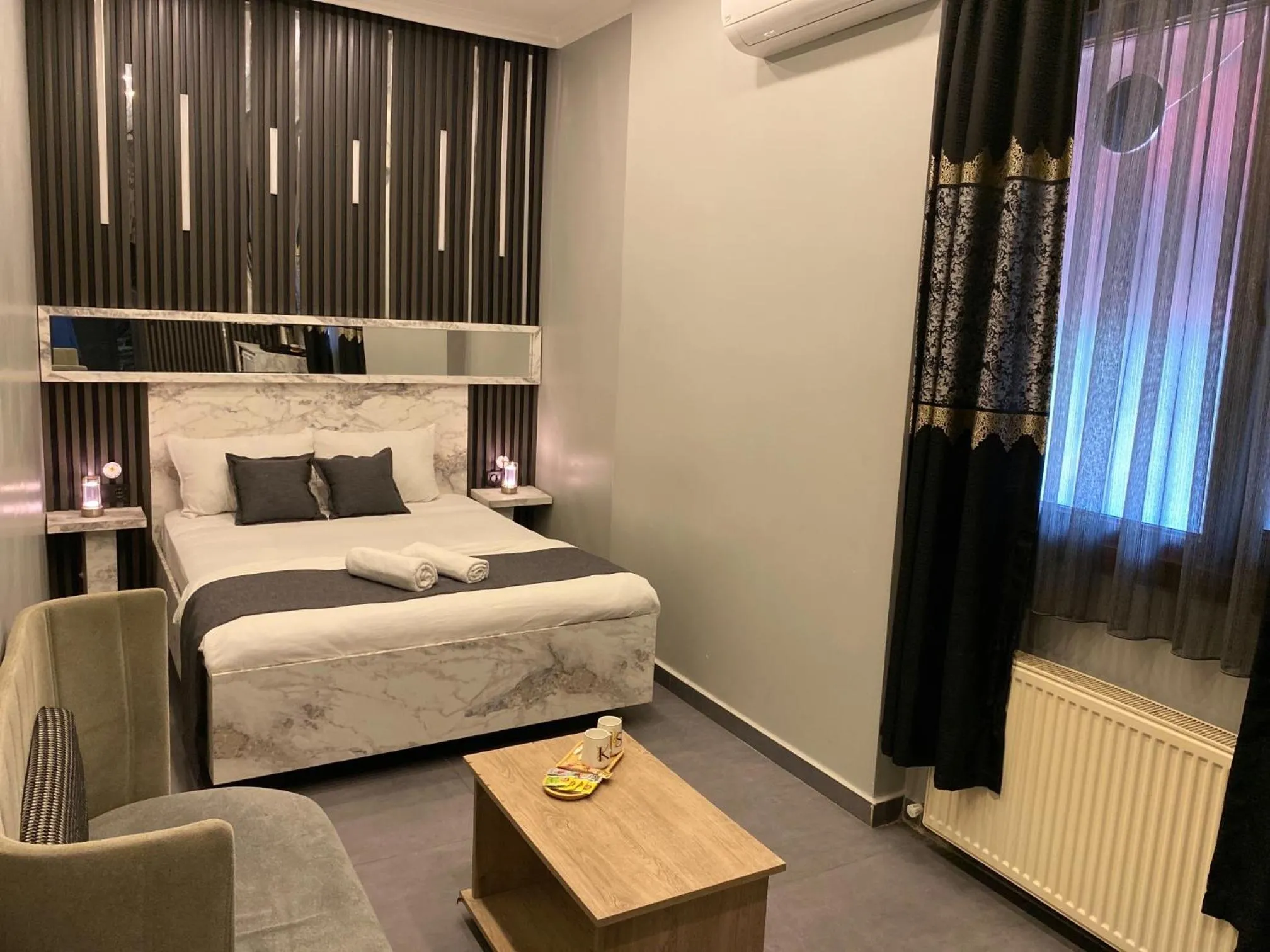 Bed in Sahrakent Otel Pendik