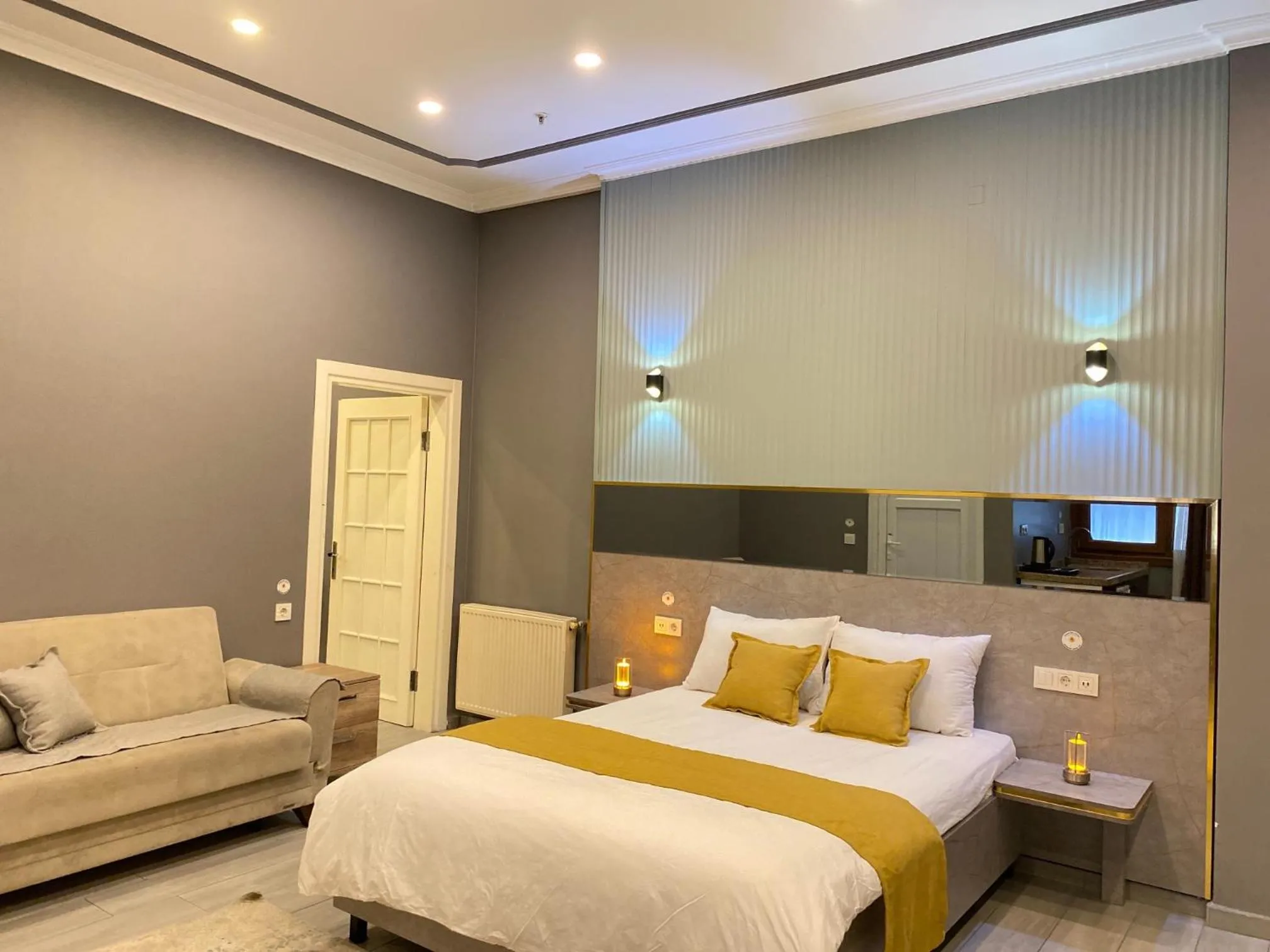 Bed in Sahrakent Otel Pendik