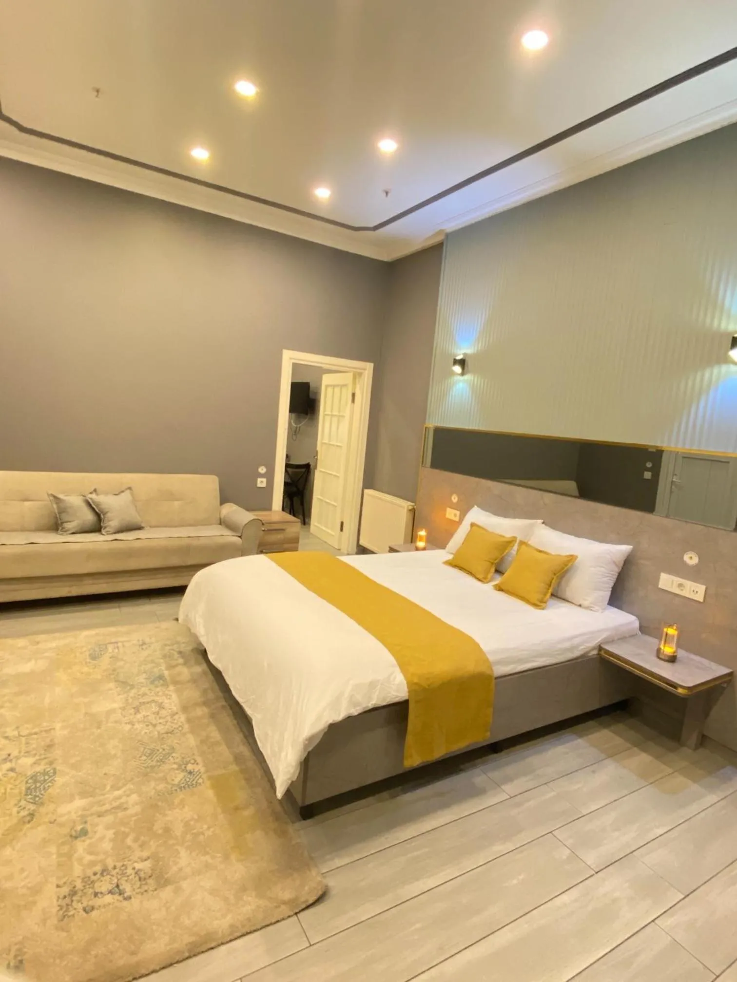 Bed in Sahrakent Otel Pendik