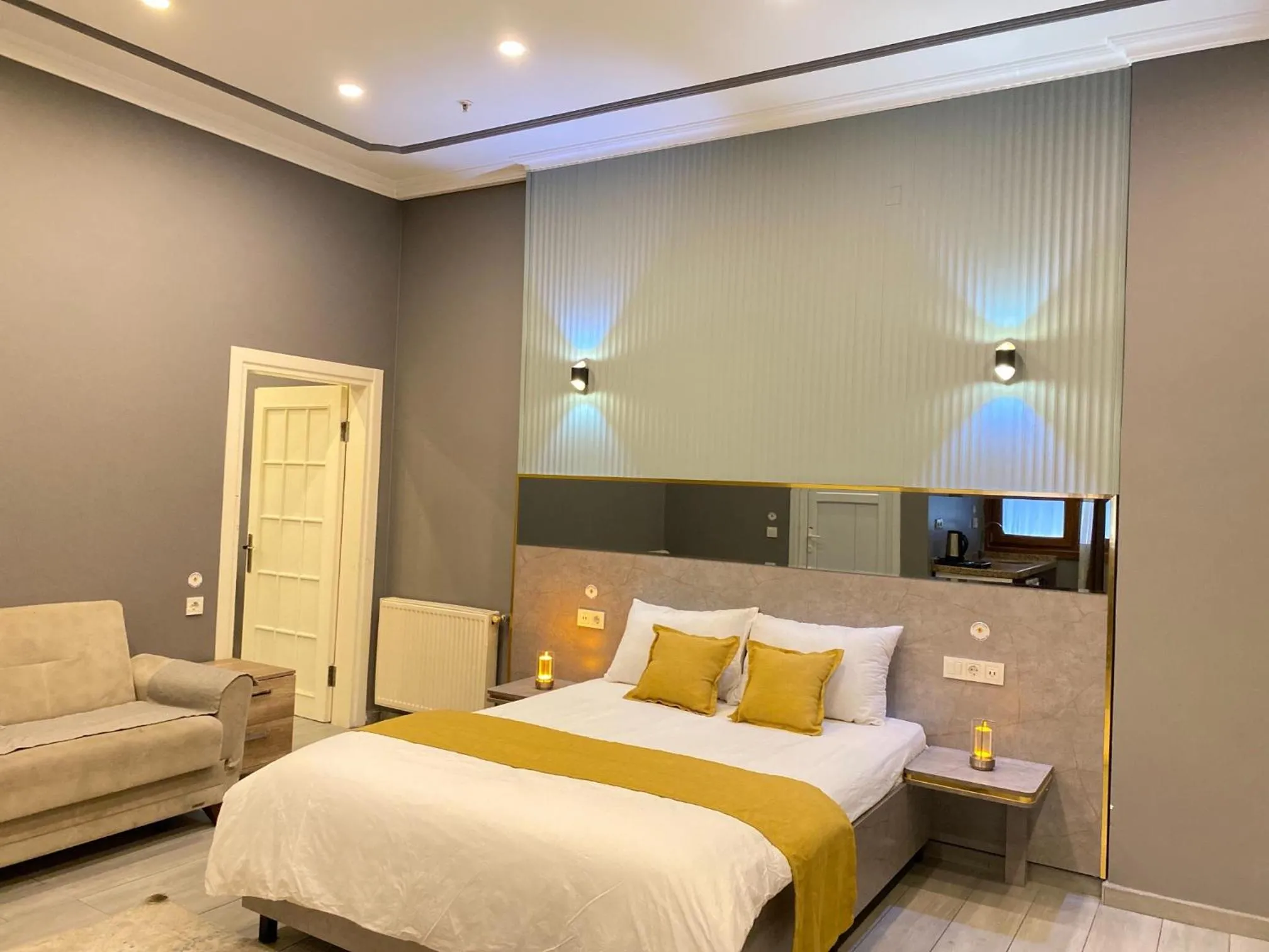 Bed in Sahrakent Otel Pendik