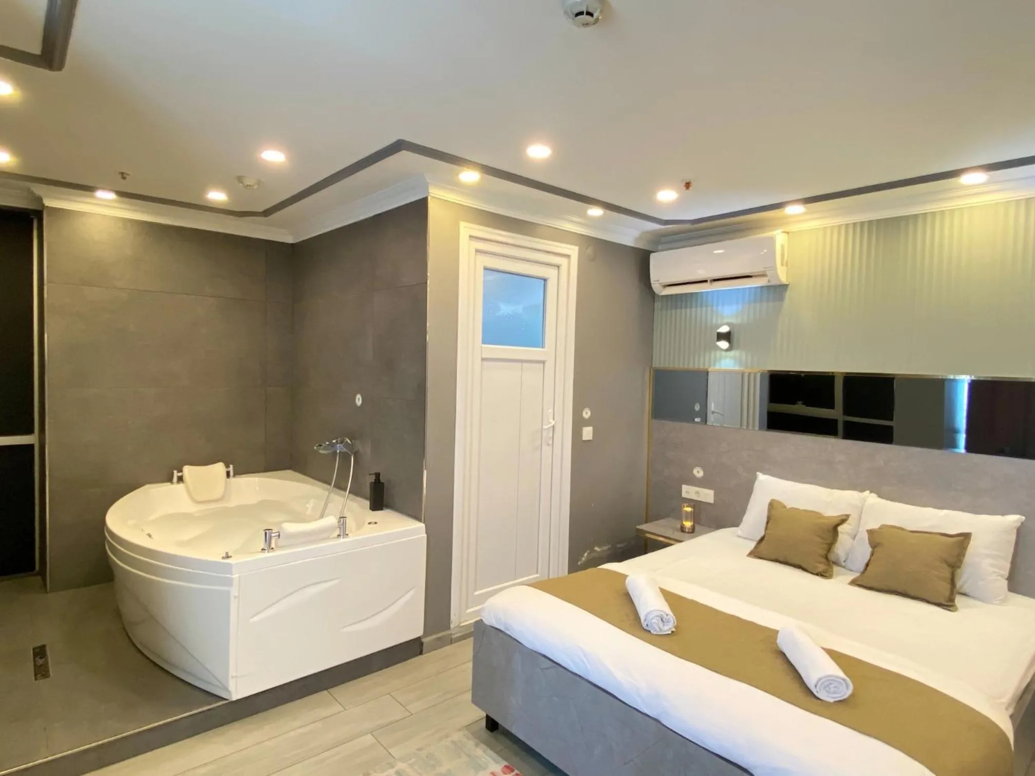 Bed in Sahrakent Otel Pendik
