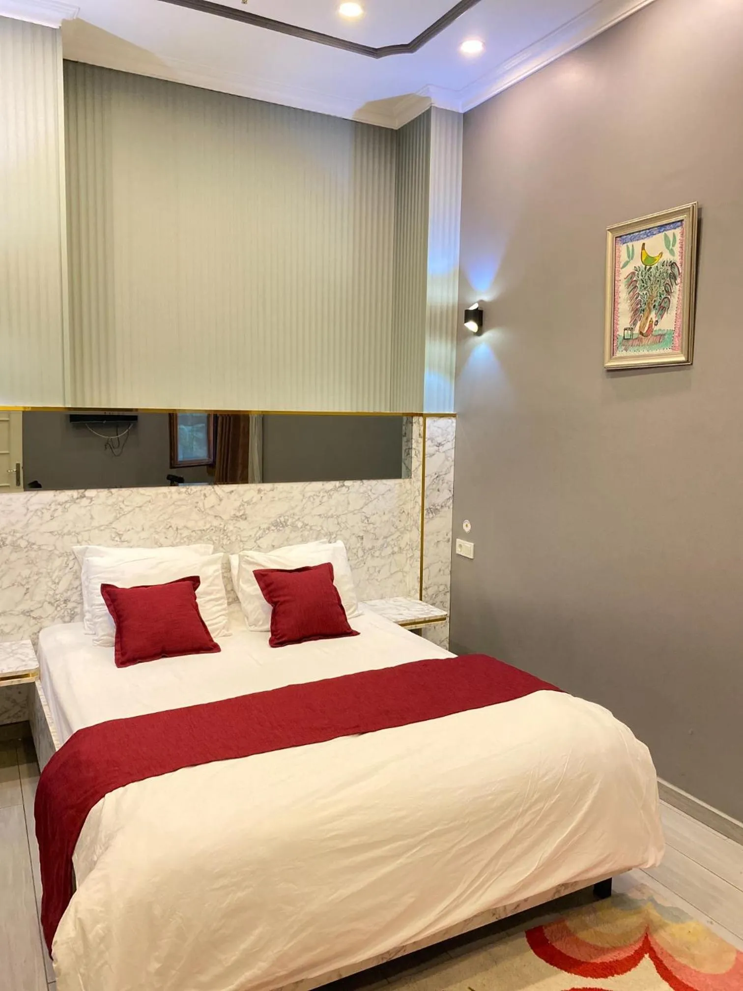 Bed in Sahrakent Otel Pendik