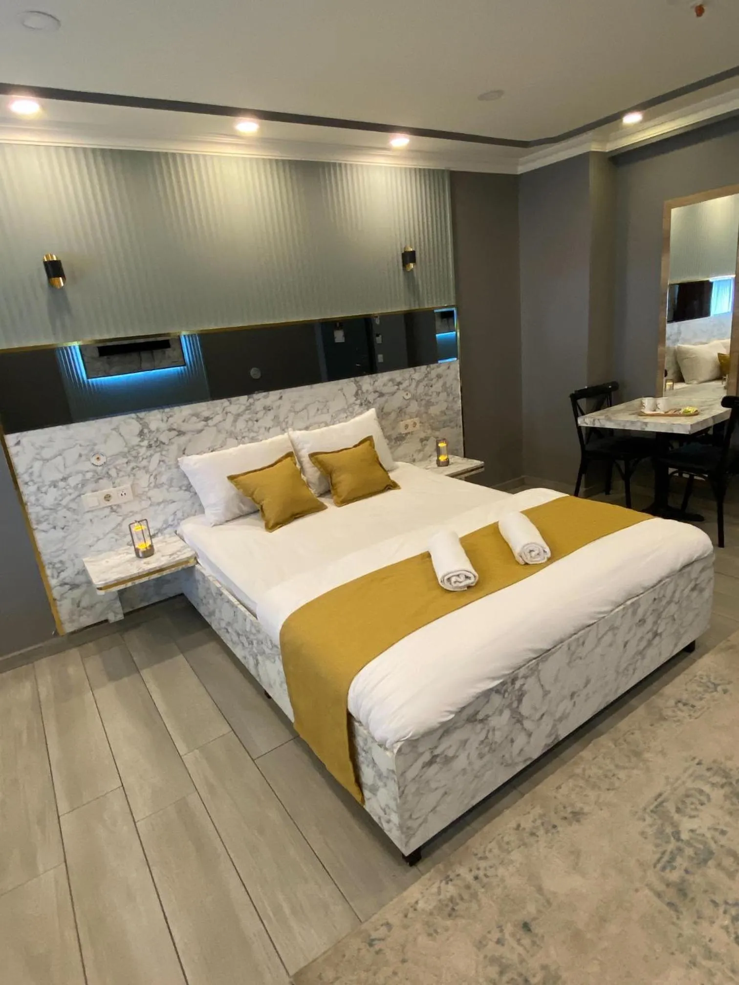 Bed in Sahrakent Otel Pendik