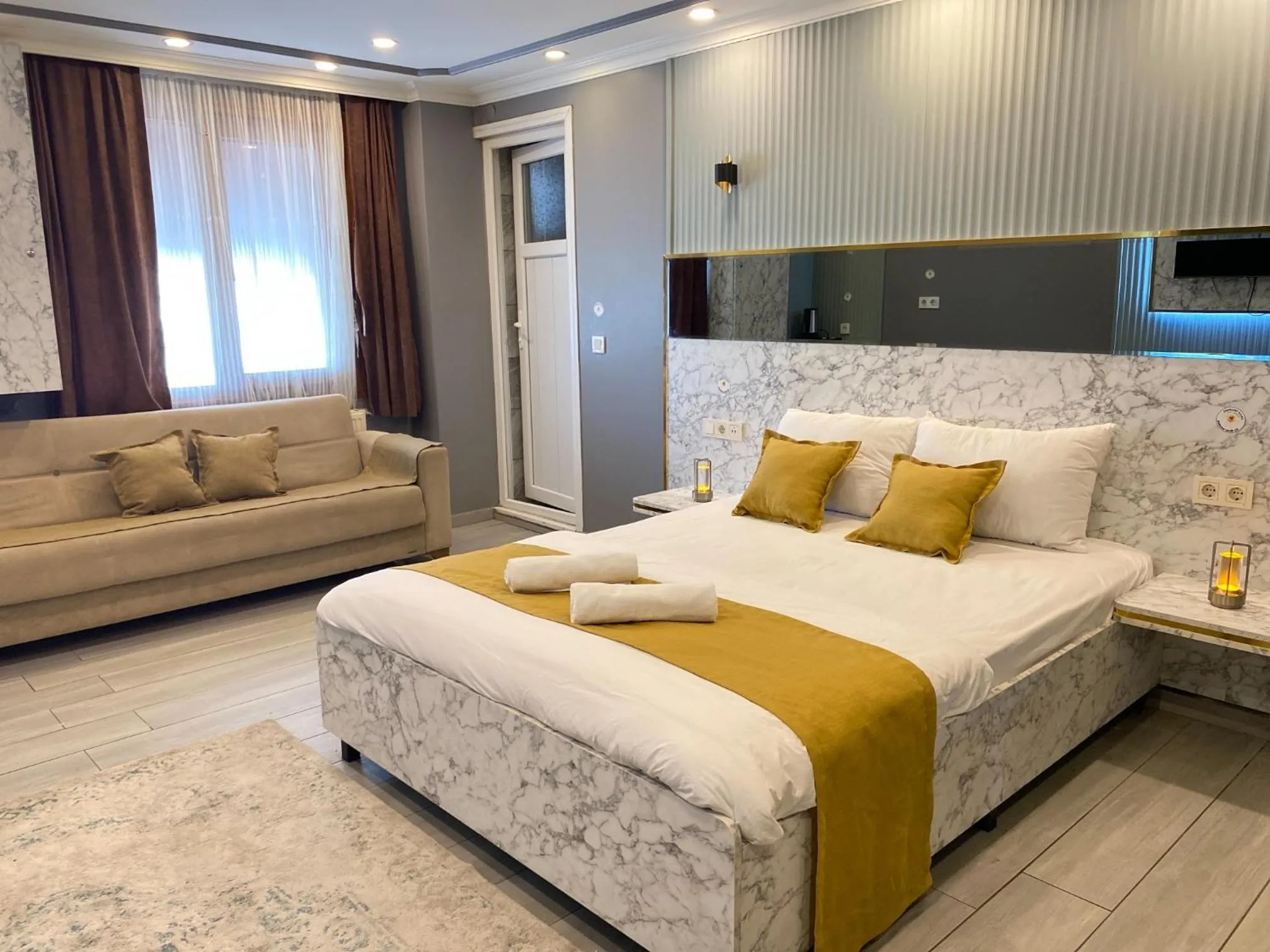 Bed in Sahrakent Otel Pendik