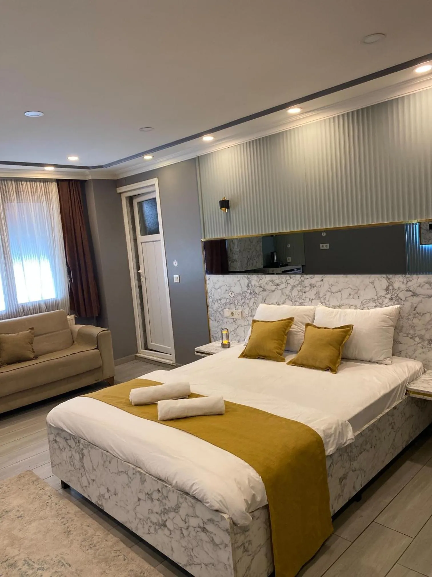 Bed in Sahrakent Otel Pendik