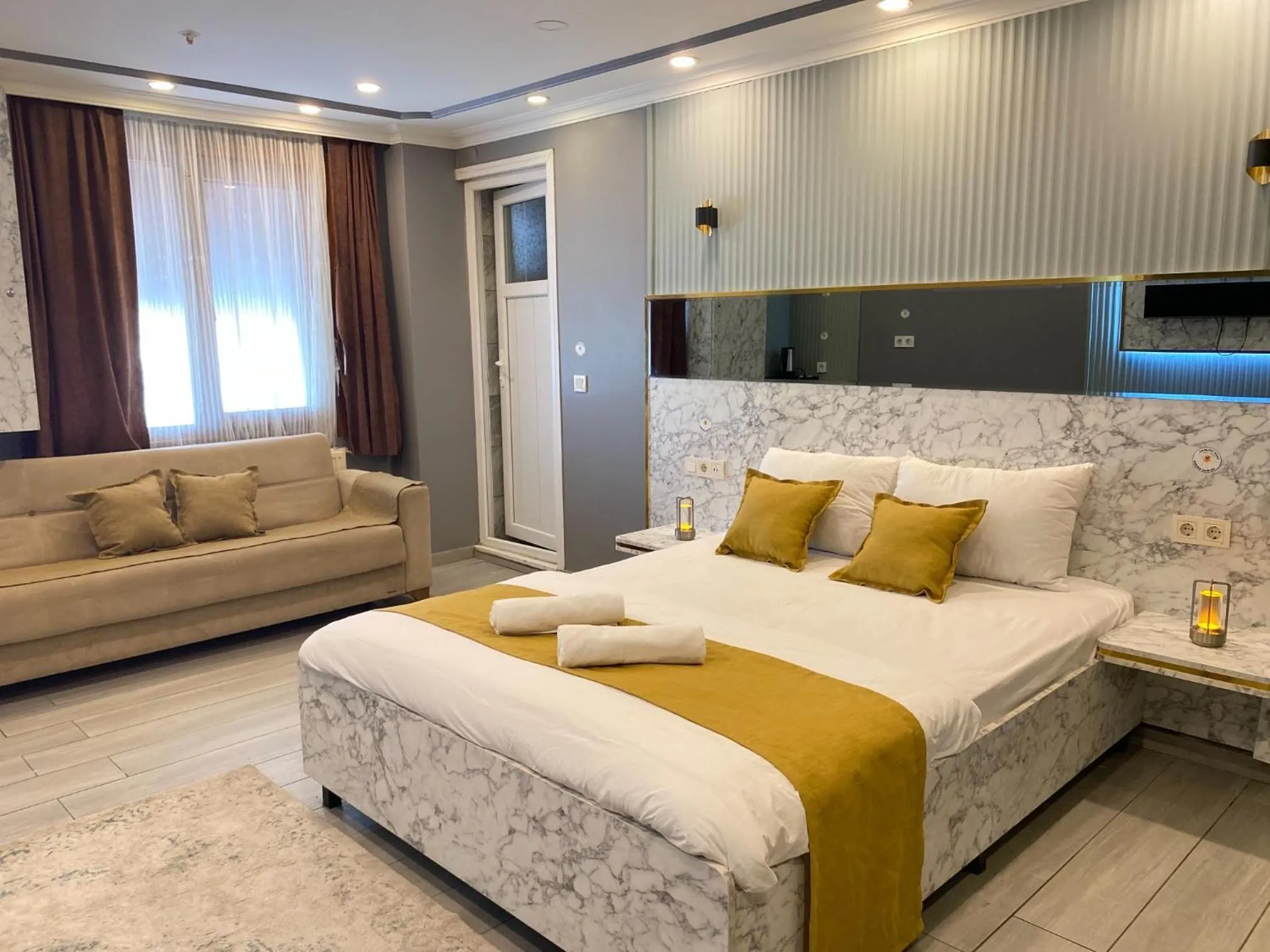 Bed in Sahrakent Otel Pendik
