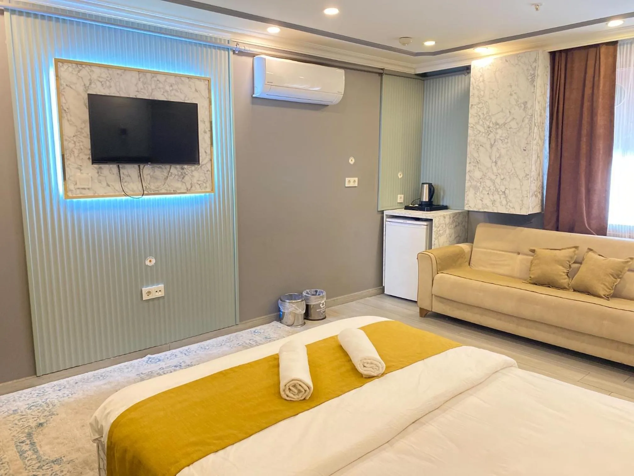 Bed in Sahrakent Otel Pendik