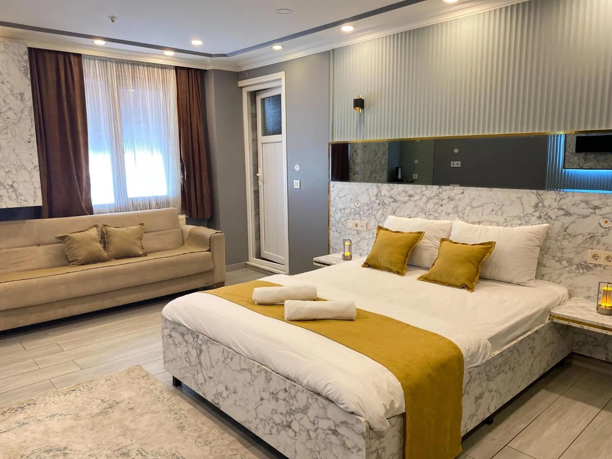 Bed in Sahrakent Otel Pendik