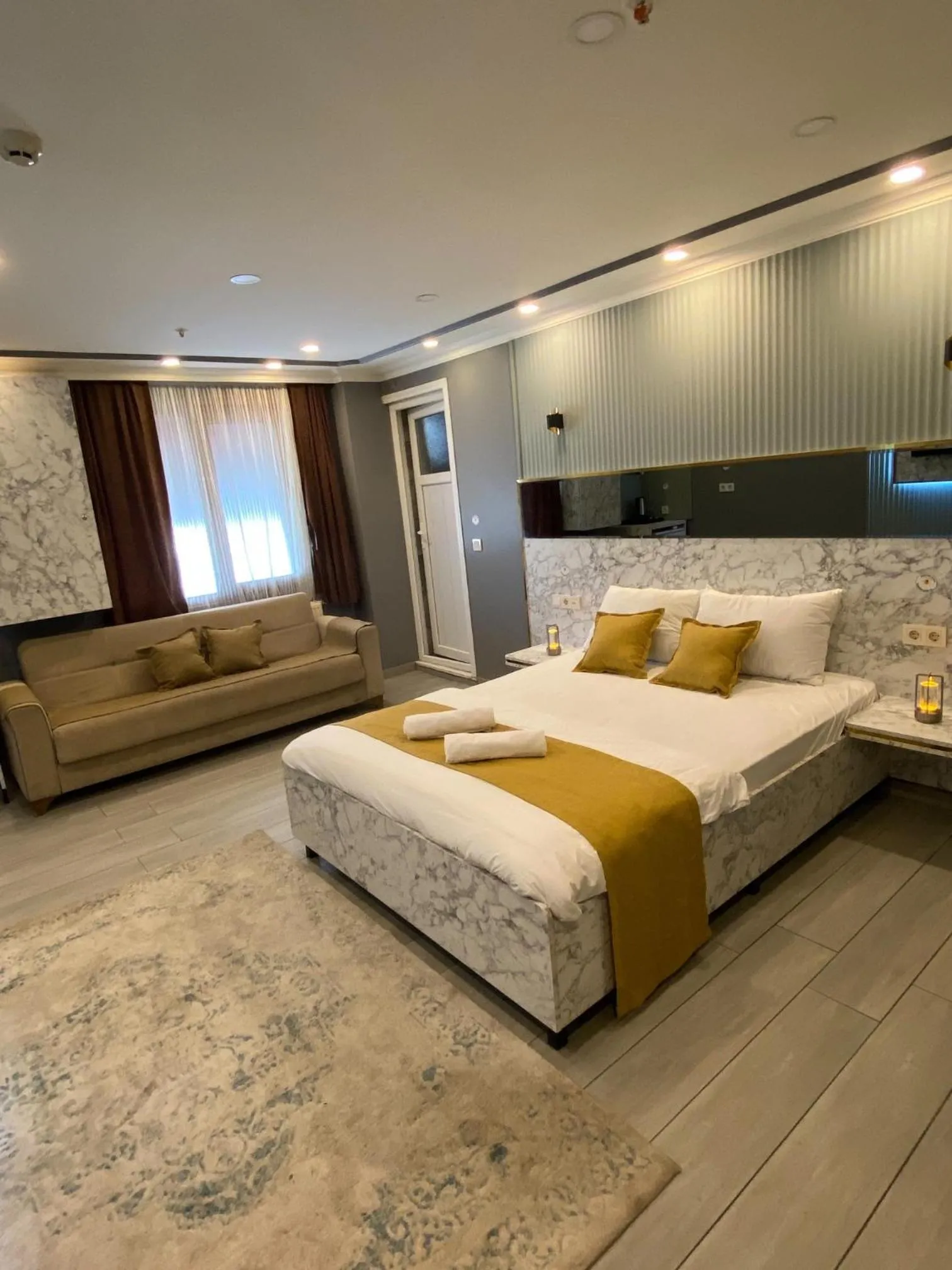 Bed in Sahrakent Otel Pendik