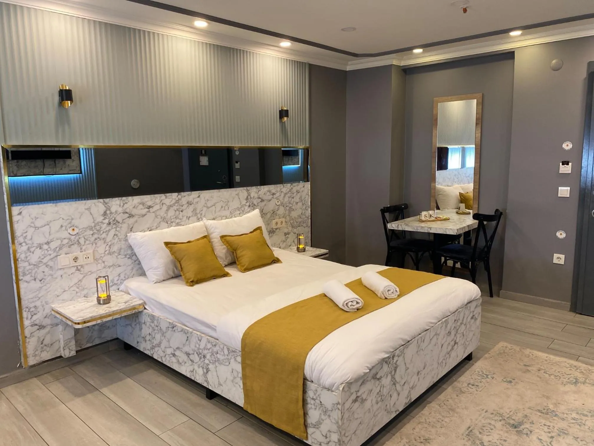 Bed in Sahrakent Otel Pendik